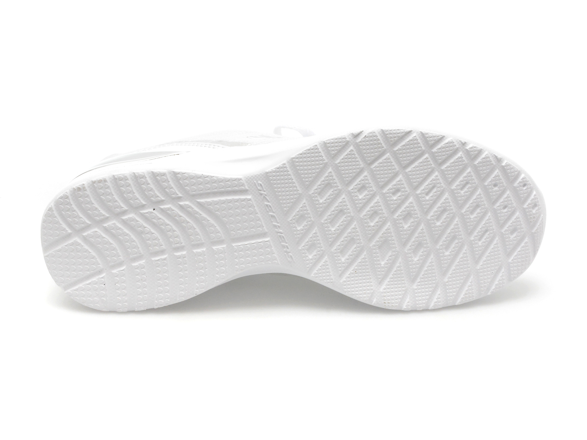 Pantofi sport SKECHERS albi, SKECH-AIR DYNAMIGHT, din material textil - imagine 7