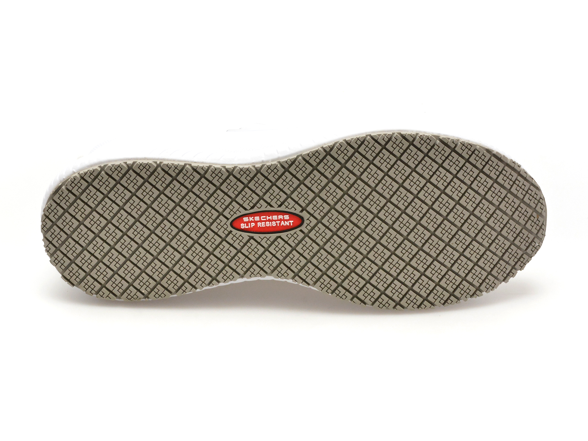 Pantofi sport SKECHERS albi, SQUAD SR, din material textil - imagine 7