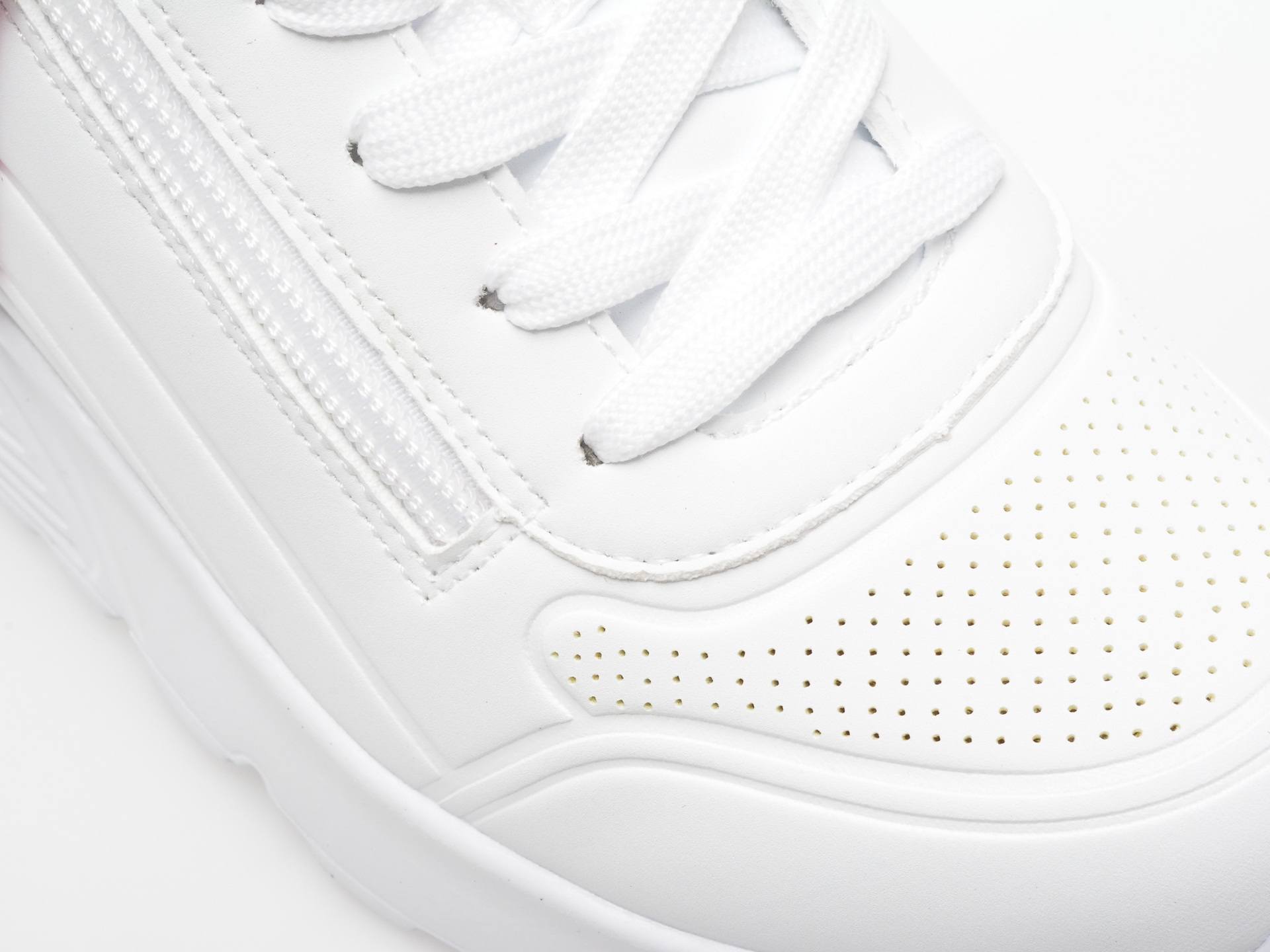 Pantofi sport SKECHERS albi, UNO LITE, din piele ecologica - imagine 2