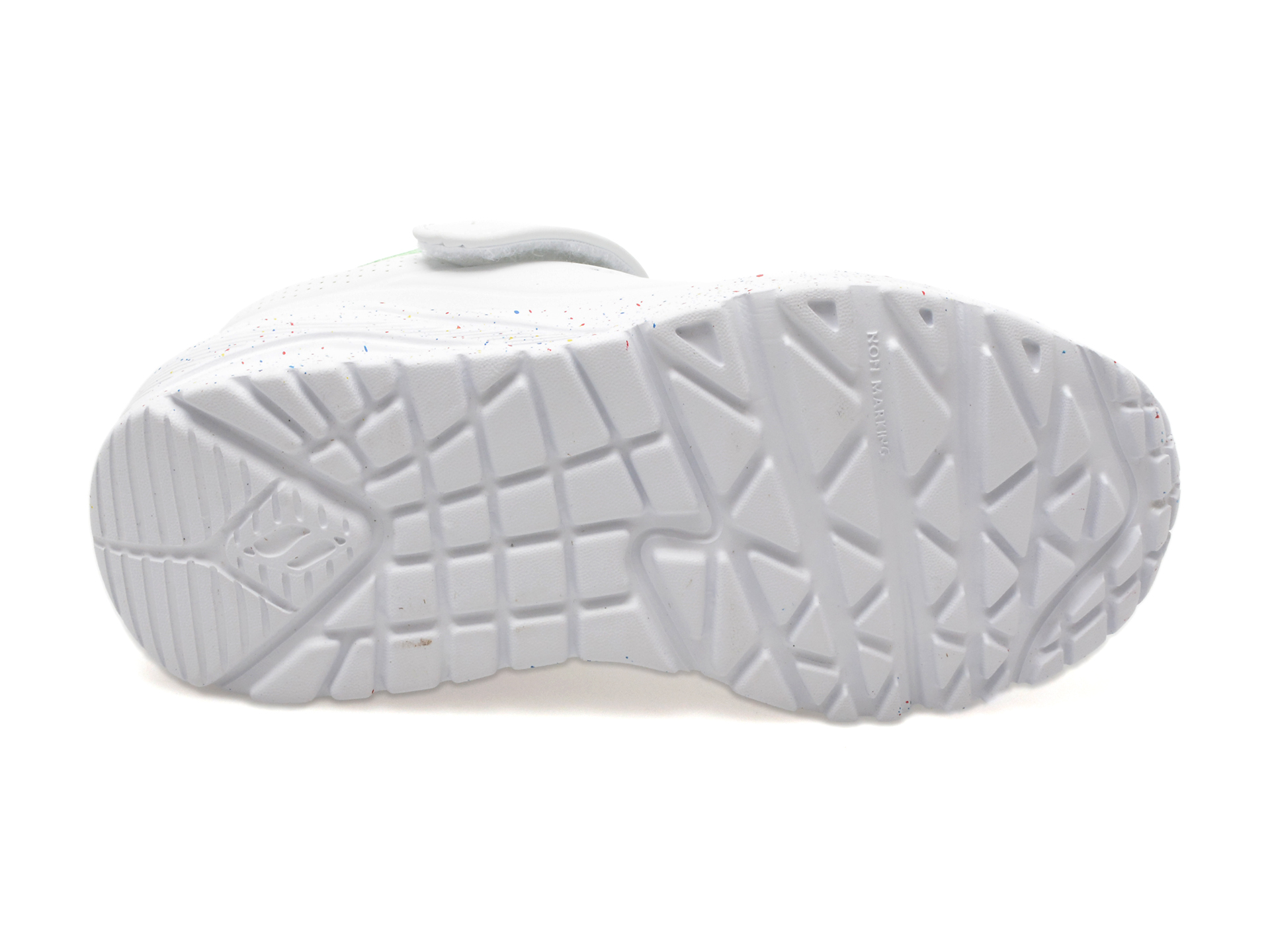 Pantofi sport SKECHERS albi, UNO LITE, din piele ecologica - imagine 7
