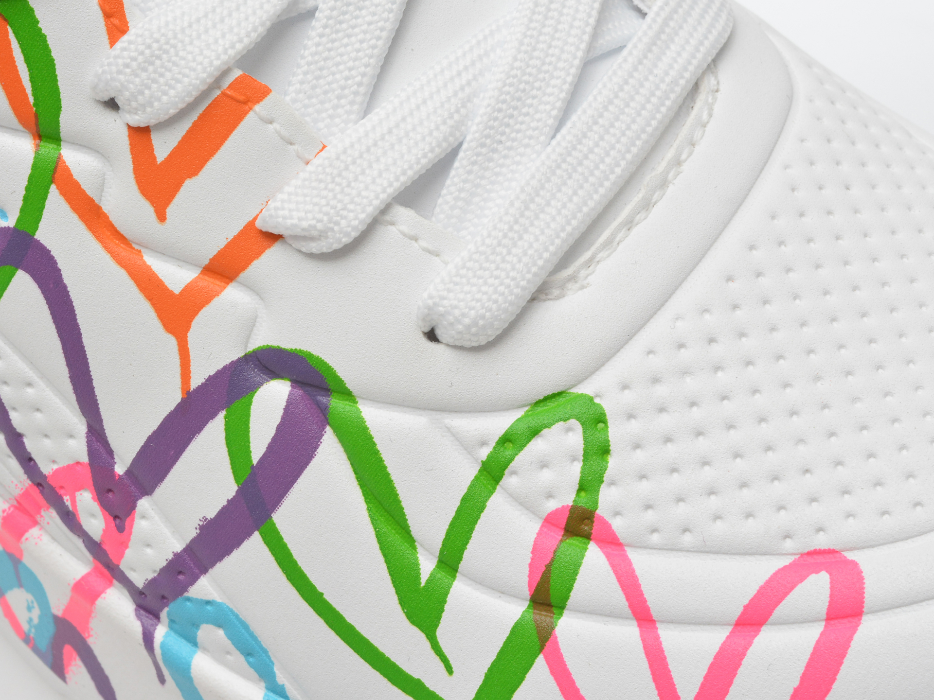 Pantofi sport SKECHERS albi, UNO LITE, din piele ecologica - imagine 2