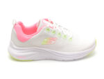 Pantofi sport SKECHERS albi, VAPOR FOAM, din material textil