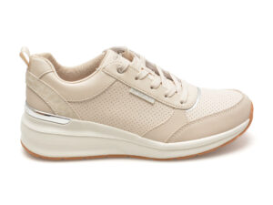 Pantofi sport SKECHERS bej, BILLION, din piele ecologica