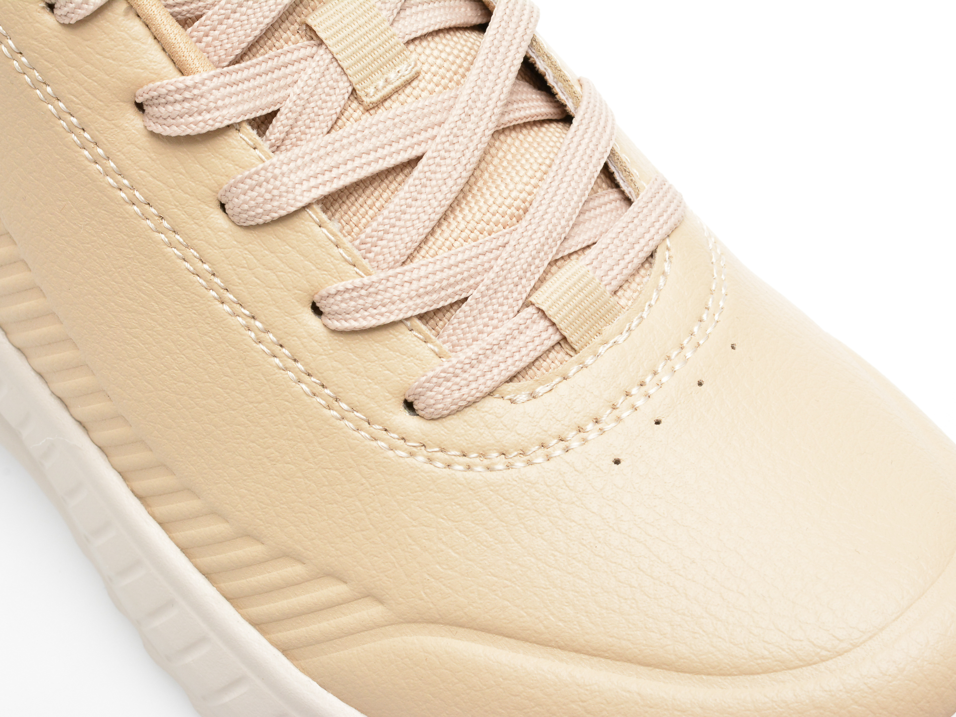 Pantofi sport SKECHERS bej, BOBS SQUAD CHAOS, din piele ecologica - imagine 2