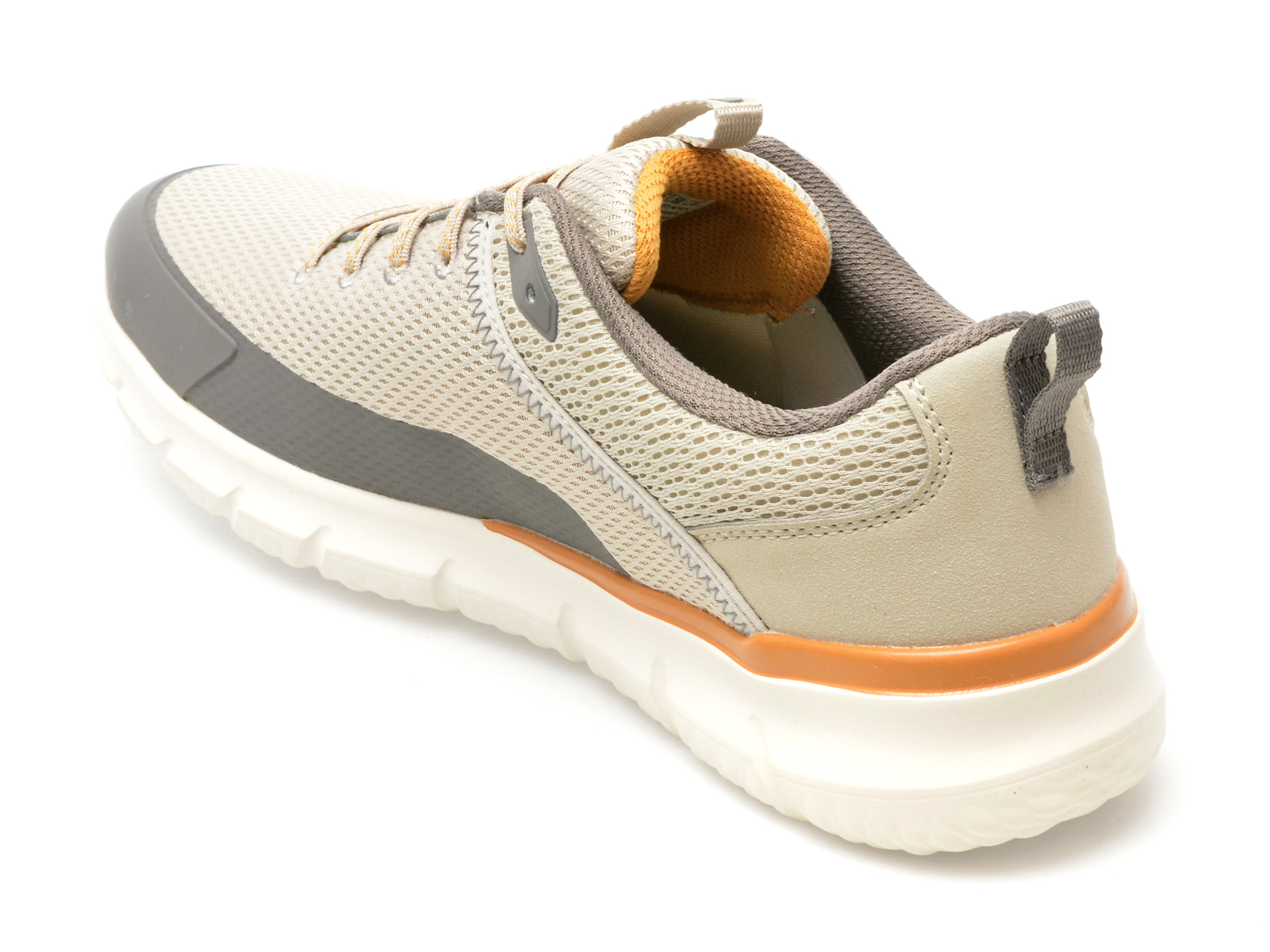 Pantofi sport SKECHERS bej, DEL RETTO, din material textil - imagine 5