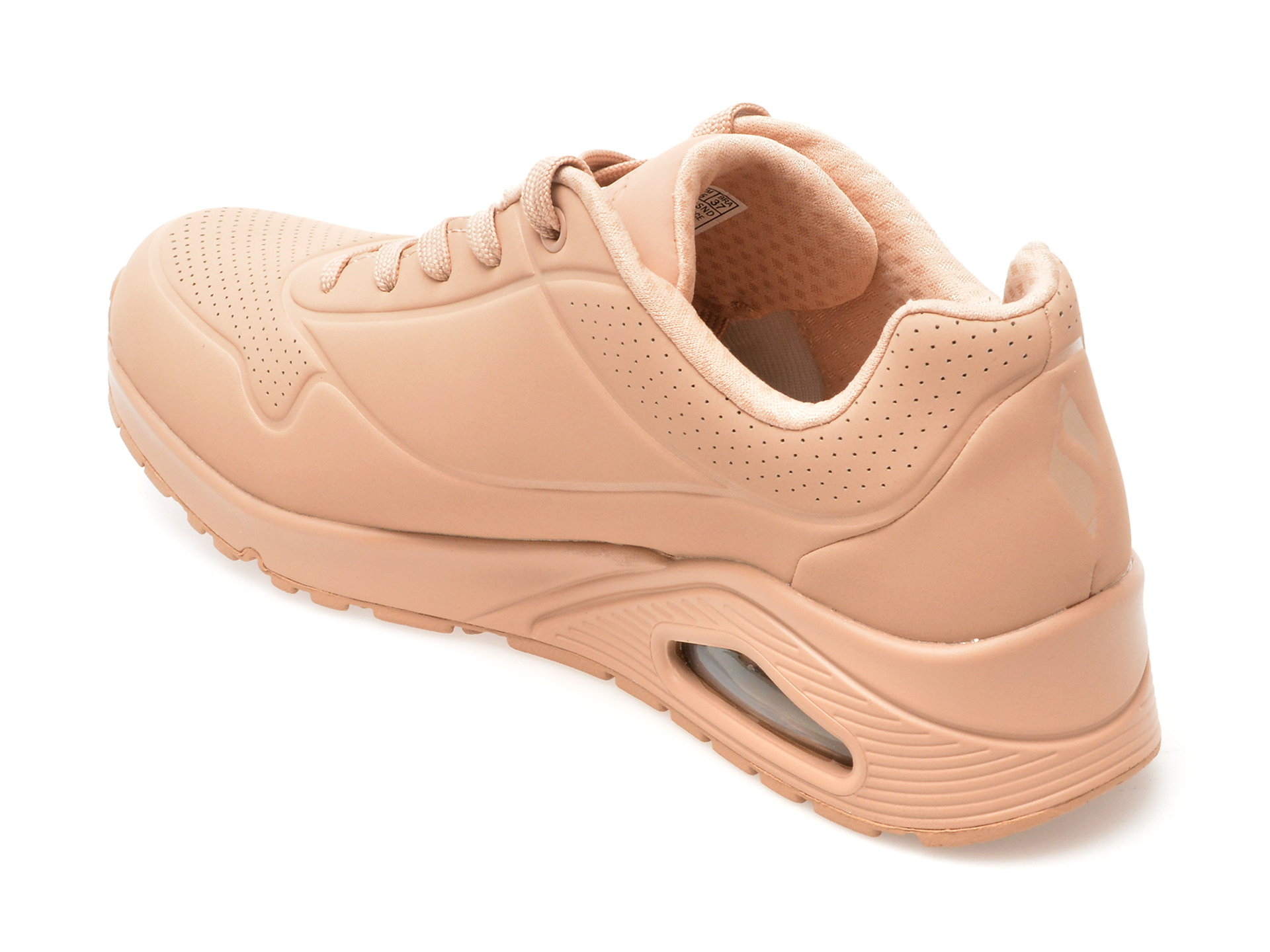 Pantofi sport SKECHERS bej, UNO, din piele ecologica - imagine 5