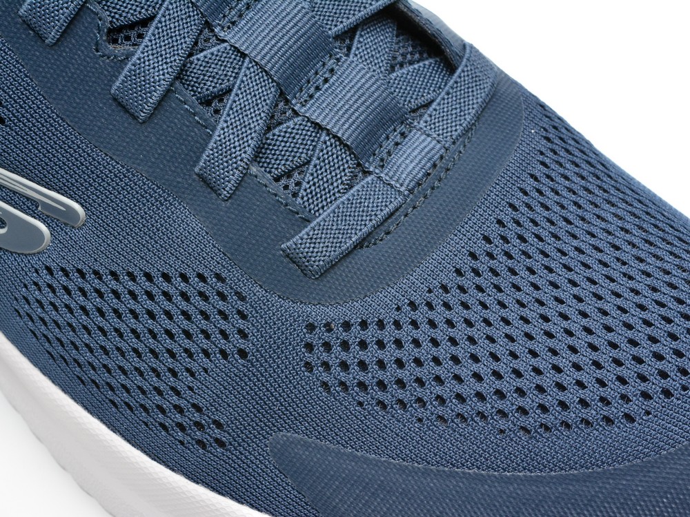 Pantofi sport SKECHERS bleumarin, BOUNDER 2.0, din piele ecologica - imagine 2