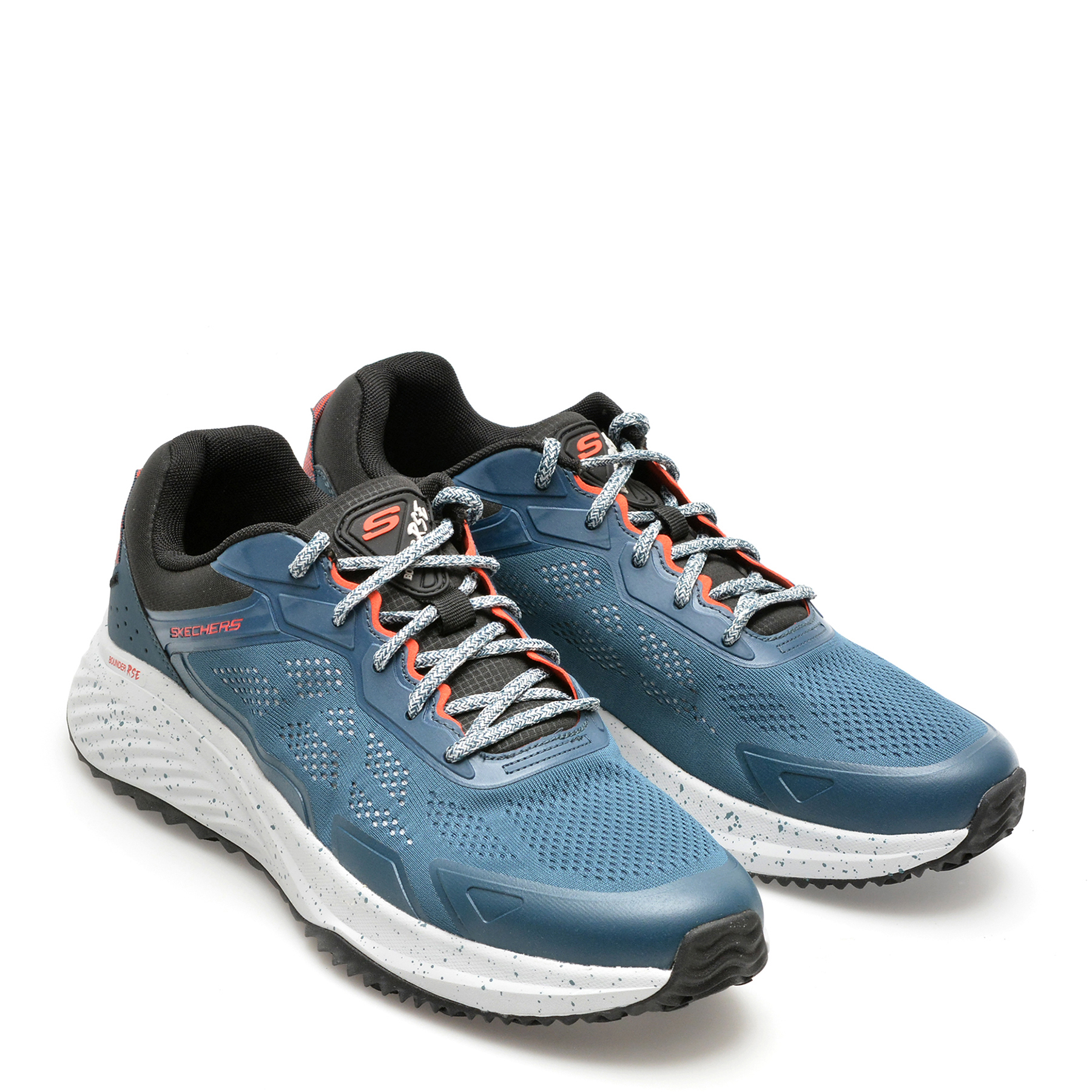 Pantofi sport SKECHERS bleumarin, BOUNDER RSE, din material textil - imagine 4