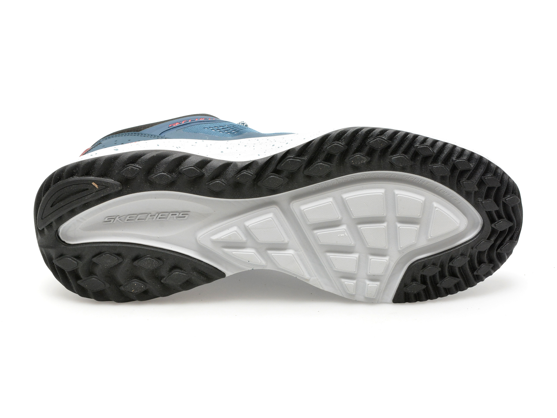 Pantofi sport SKECHERS bleumarin, BOUNDER RSE, din material textil - imagine 7