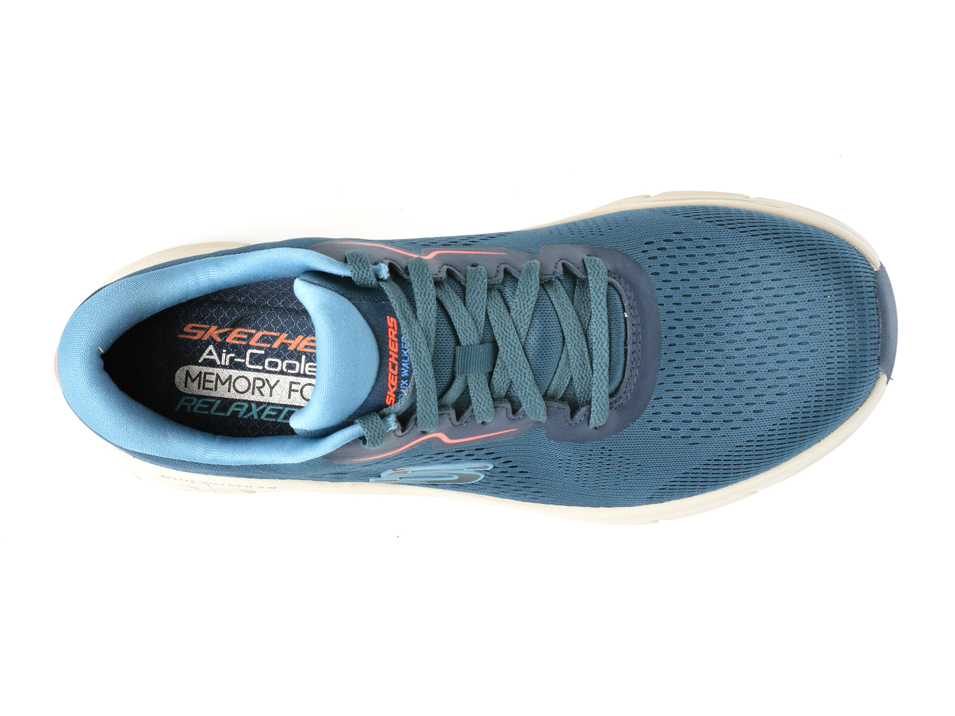Pantofi sport SKECHERS bleumarin, D LUX WALKER 2.0, din material texil - imagine 6