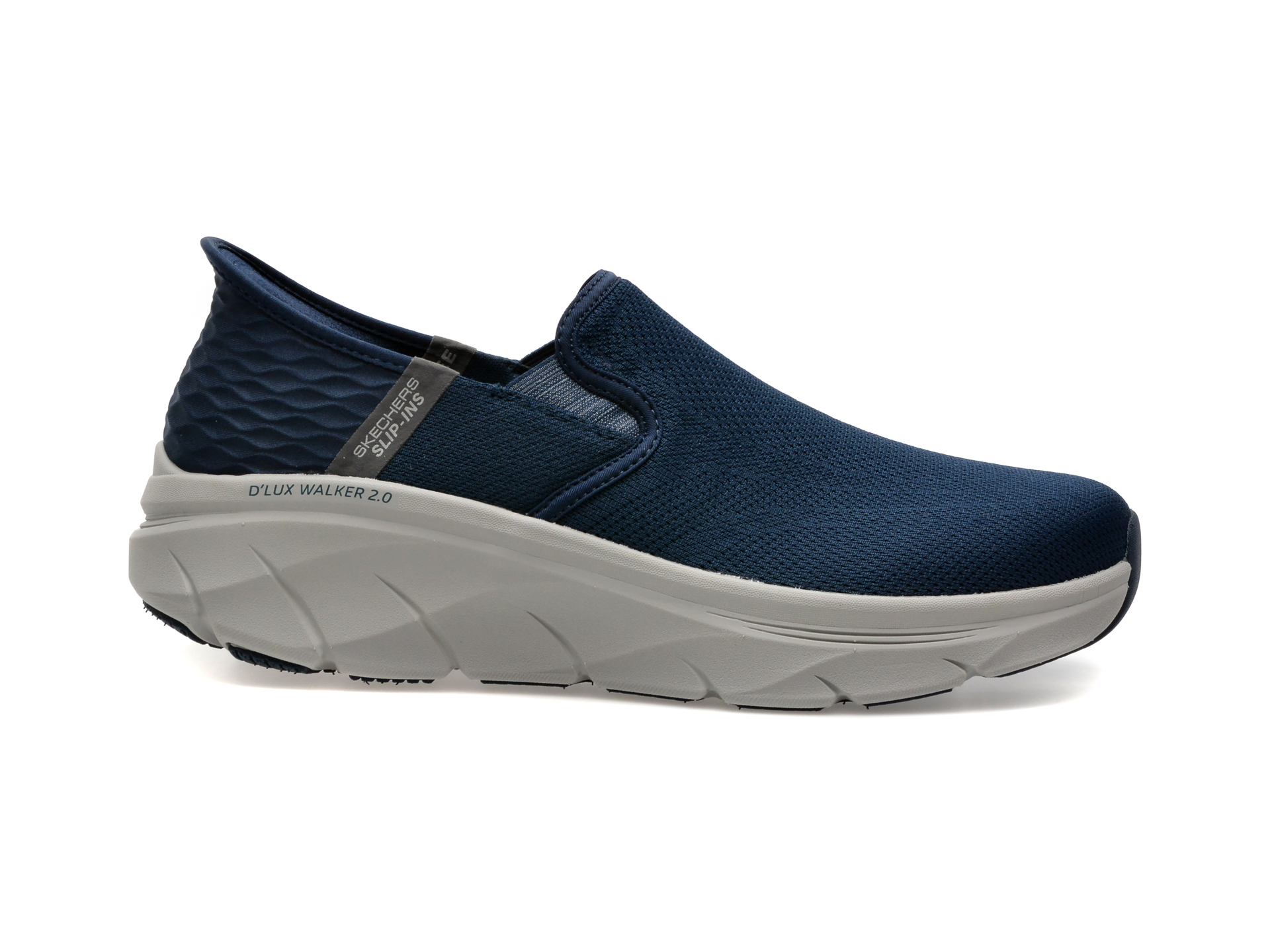 Pantofi sport SKECHERS bleumarin, D LUX WALKER 2.0, din material textil