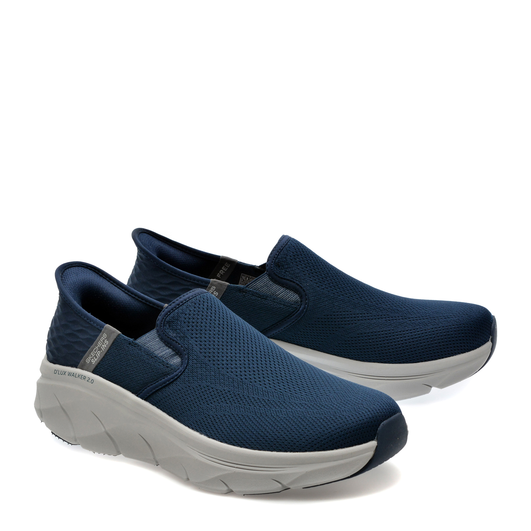 Pantofi sport SKECHERS bleumarin, D LUX WALKER 2.0, din material textil - imagine 4