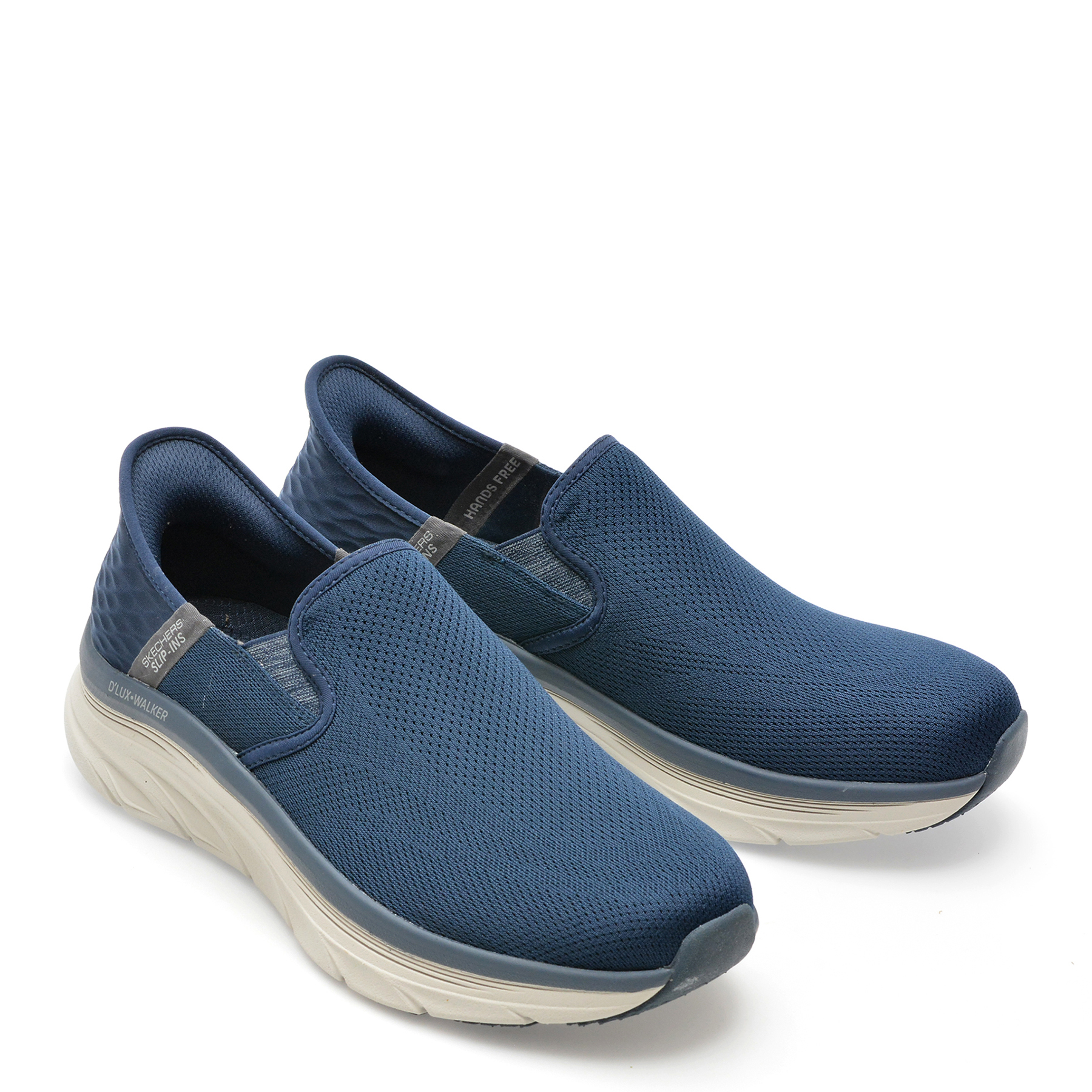 Pantofi sport SKECHERS bleumarin, D LUX WALKER, din material textil - imagine 4