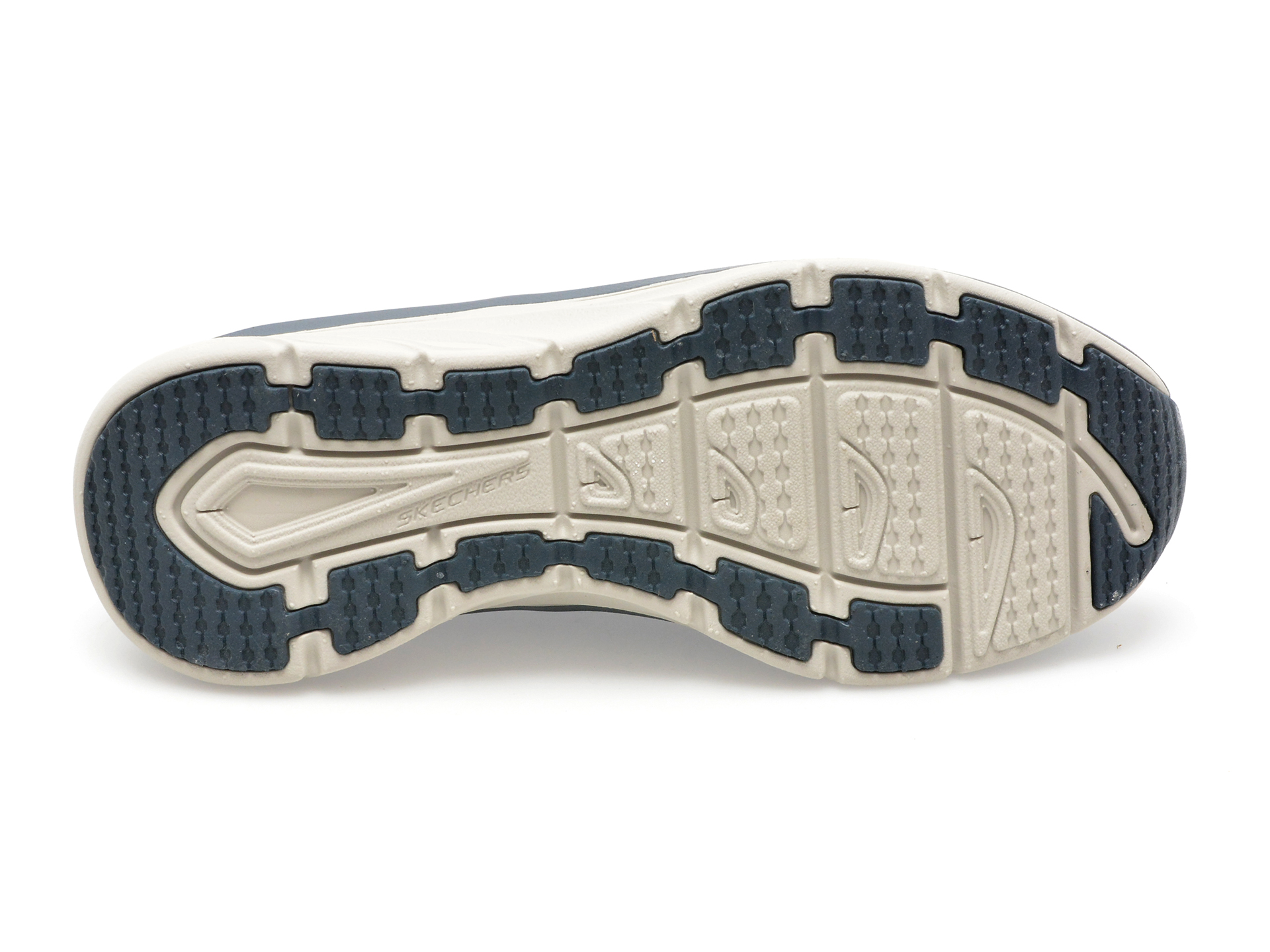 Pantofi sport SKECHERS bleumarin, D LUX WALKER, din material textil - imagine 7
