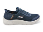 Pantofi sport SKECHERS bleumarin, GO WALK FLEX, din material textil