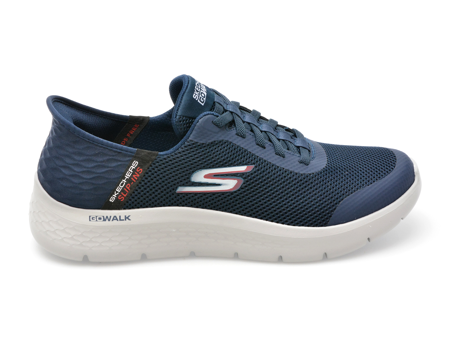 Pantofi sport SKECHERS bleumarin, GO WALK FLEX, din material textil
