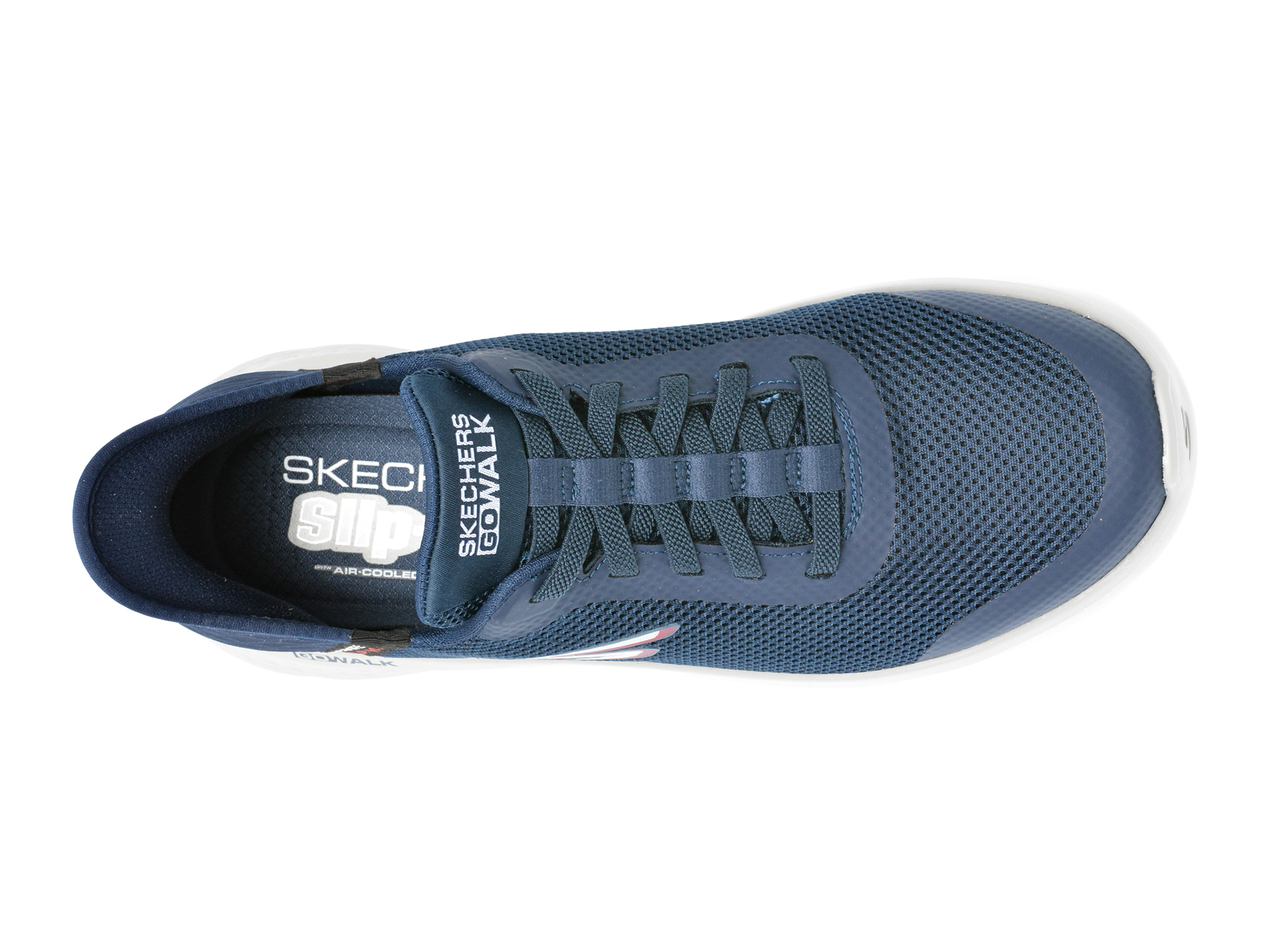 Pantofi sport SKECHERS bleumarin, GO WALK FLEX, din material textil - imagine 6