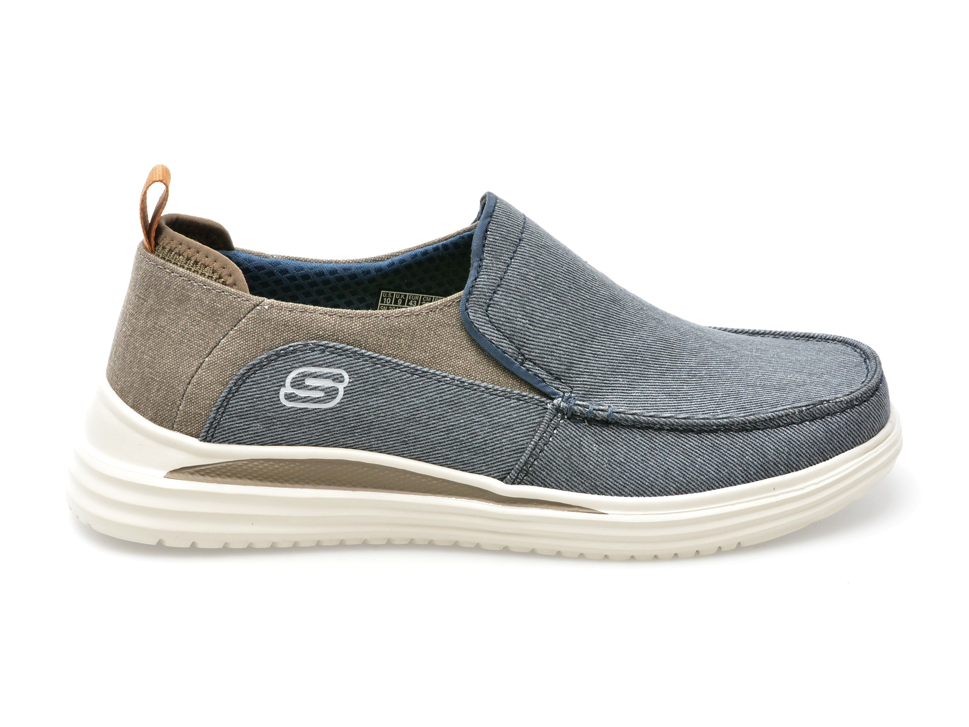Pantofi sport SKECHERS bleumarin, PROVEN, din material textil