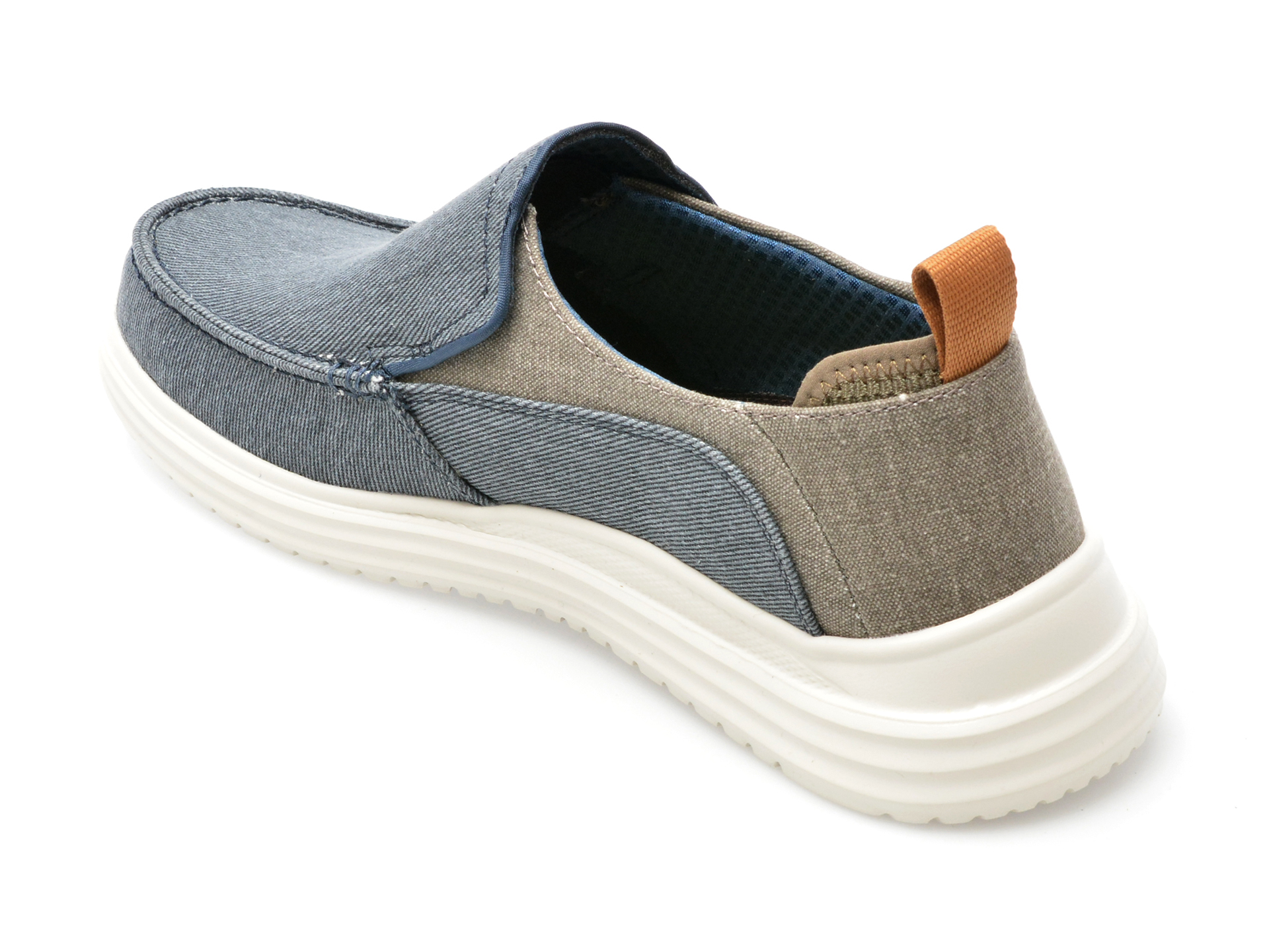 Pantofi sport SKECHERS bleumarin, PROVEN, din material textil - imagine 5