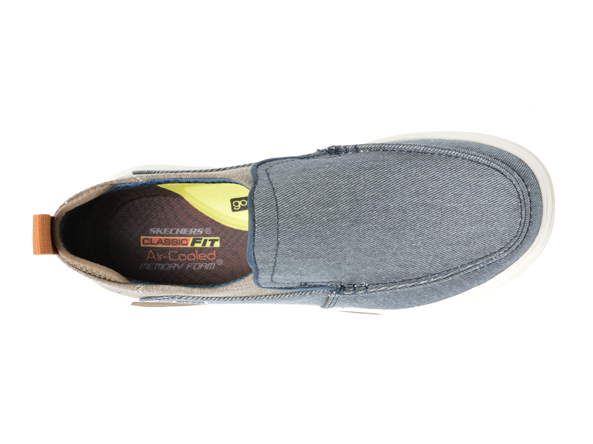 Pantofi sport SKECHERS bleumarin, PROVEN, din material textil - imagine 6