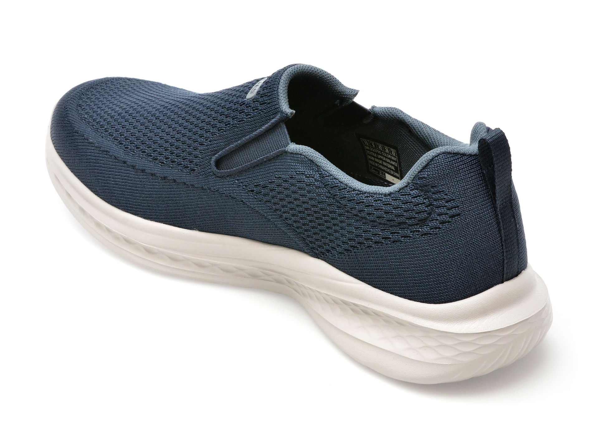 Pantofi sport SKECHERS bleumarin, SLADE, din material textil - imagine 5