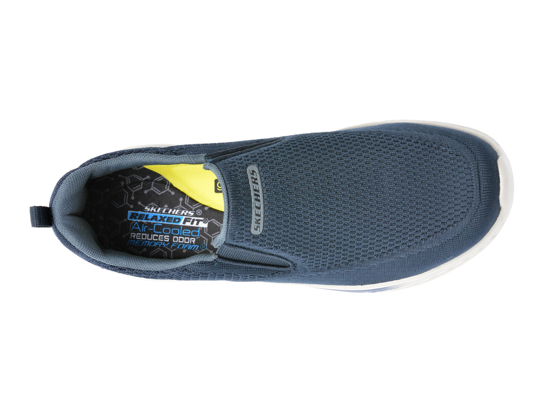 Pantofi sport SKECHERS bleumarin, SLADE, din material textil - imagine 6