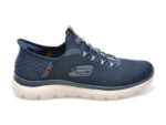 Pantofi sport SKECHERS bleumarin, SUMMITS, din material textil