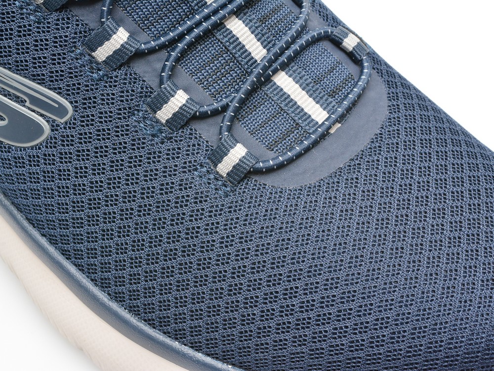 Pantofi sport SKECHERS bleumarin, SUMMITS, din material textil - imagine 2