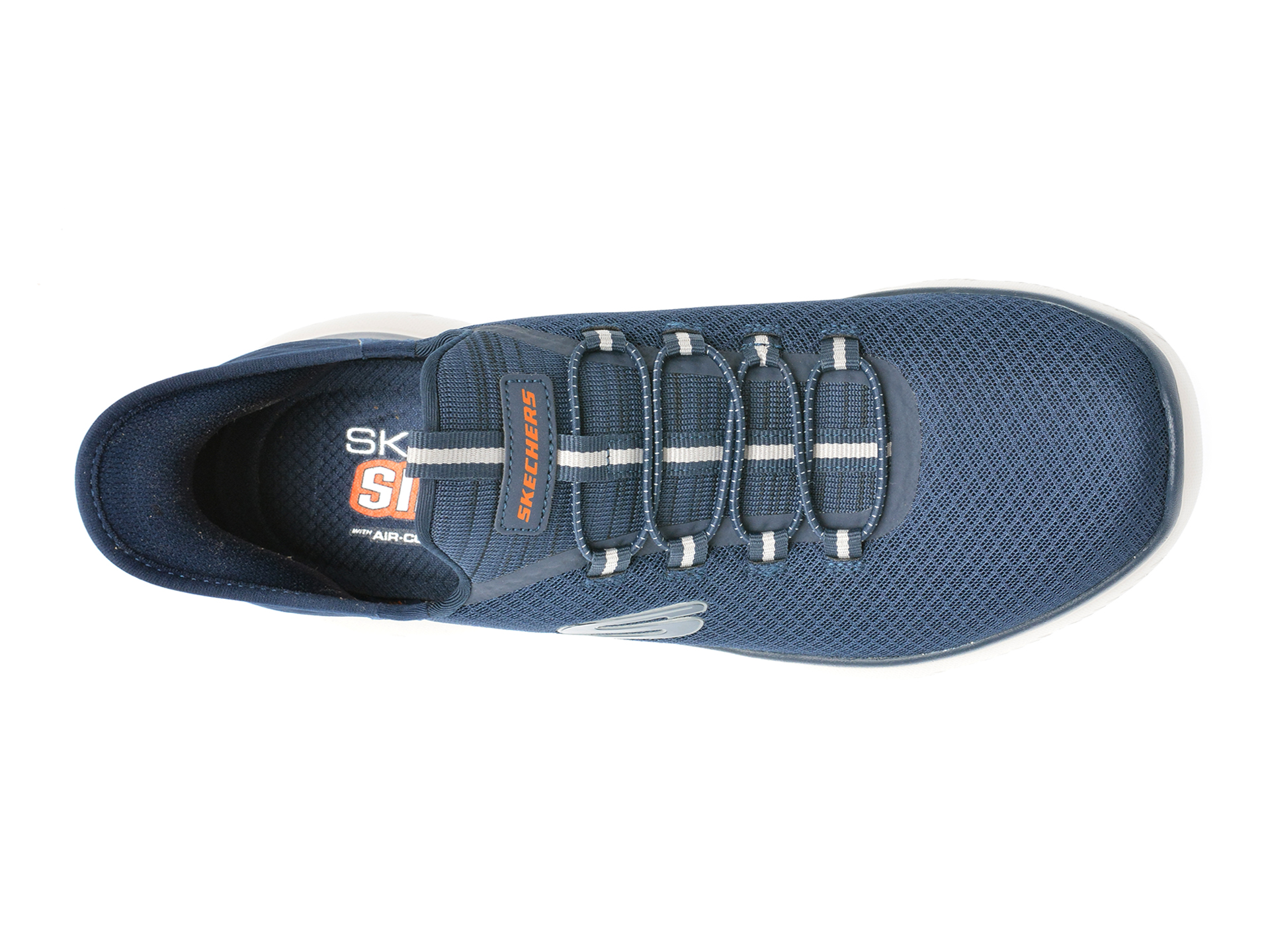 Pantofi sport SKECHERS bleumarin, SUMMITS, din material textil - imagine 6