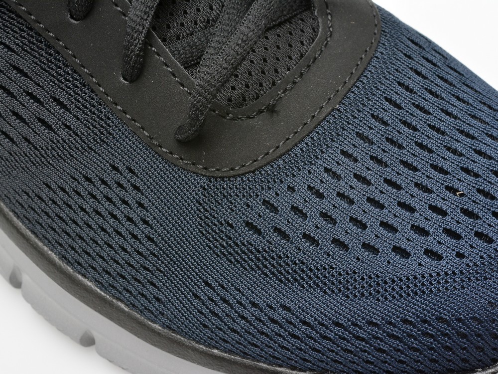 Pantofi sport SKECHERS bleumarin, TRACK, din material textil - imagine 2