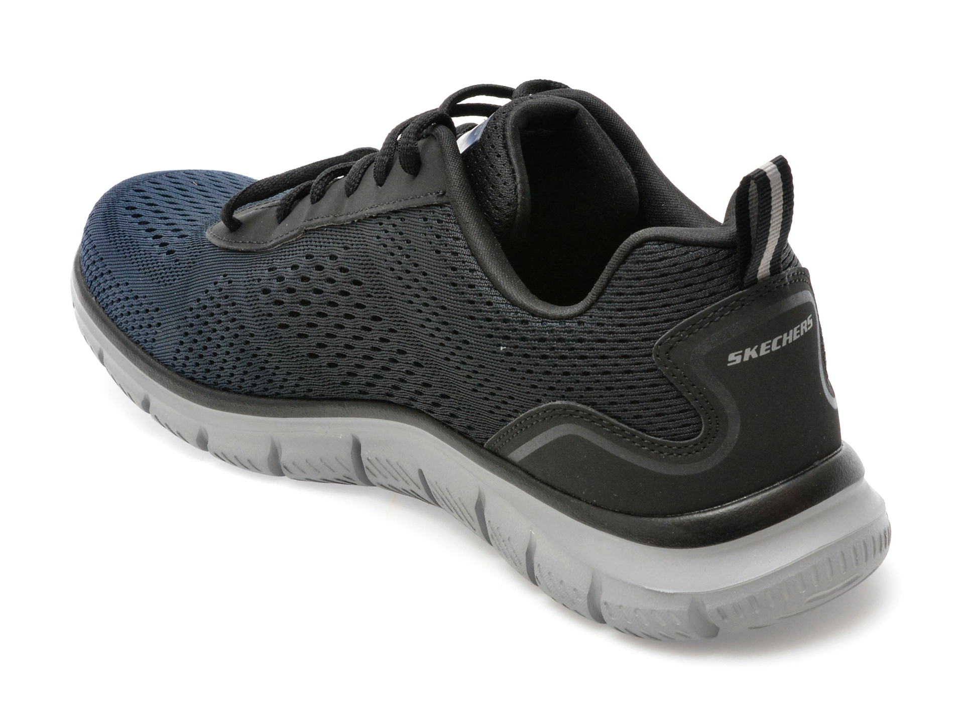 Pantofi sport SKECHERS bleumarin, TRACK, din material textil - imagine 5