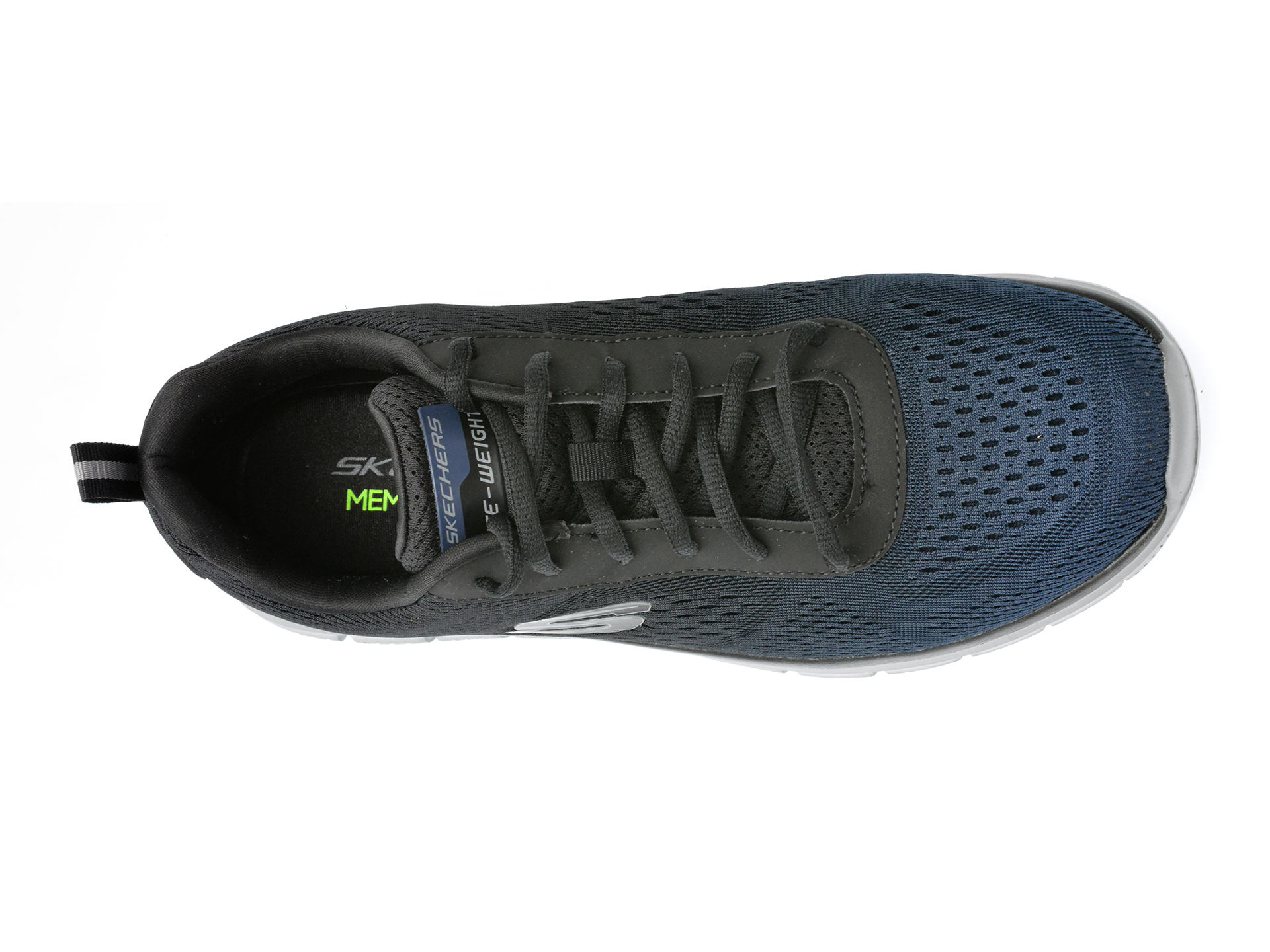 Pantofi sport SKECHERS bleumarin, TRACK, din material textil - imagine 6