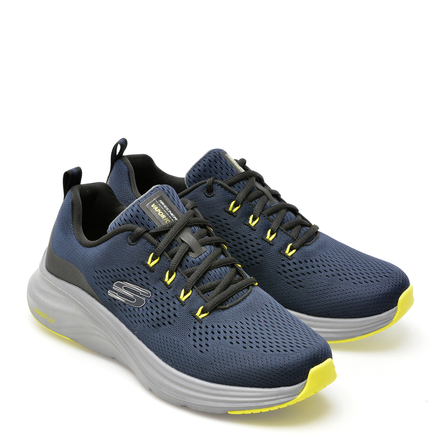 Pantofi sport SKECHERS bleumarin, VAPOR FOAM, din material textil - imagine 4