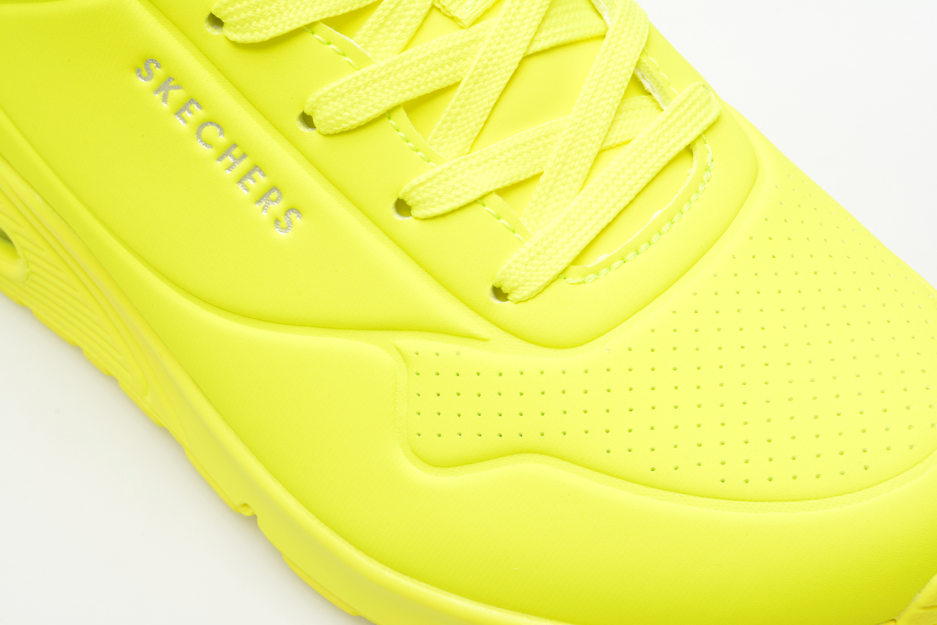 Pantofi sport SKECHERS galbeni, UNO, din piele ecologica - imagine 2