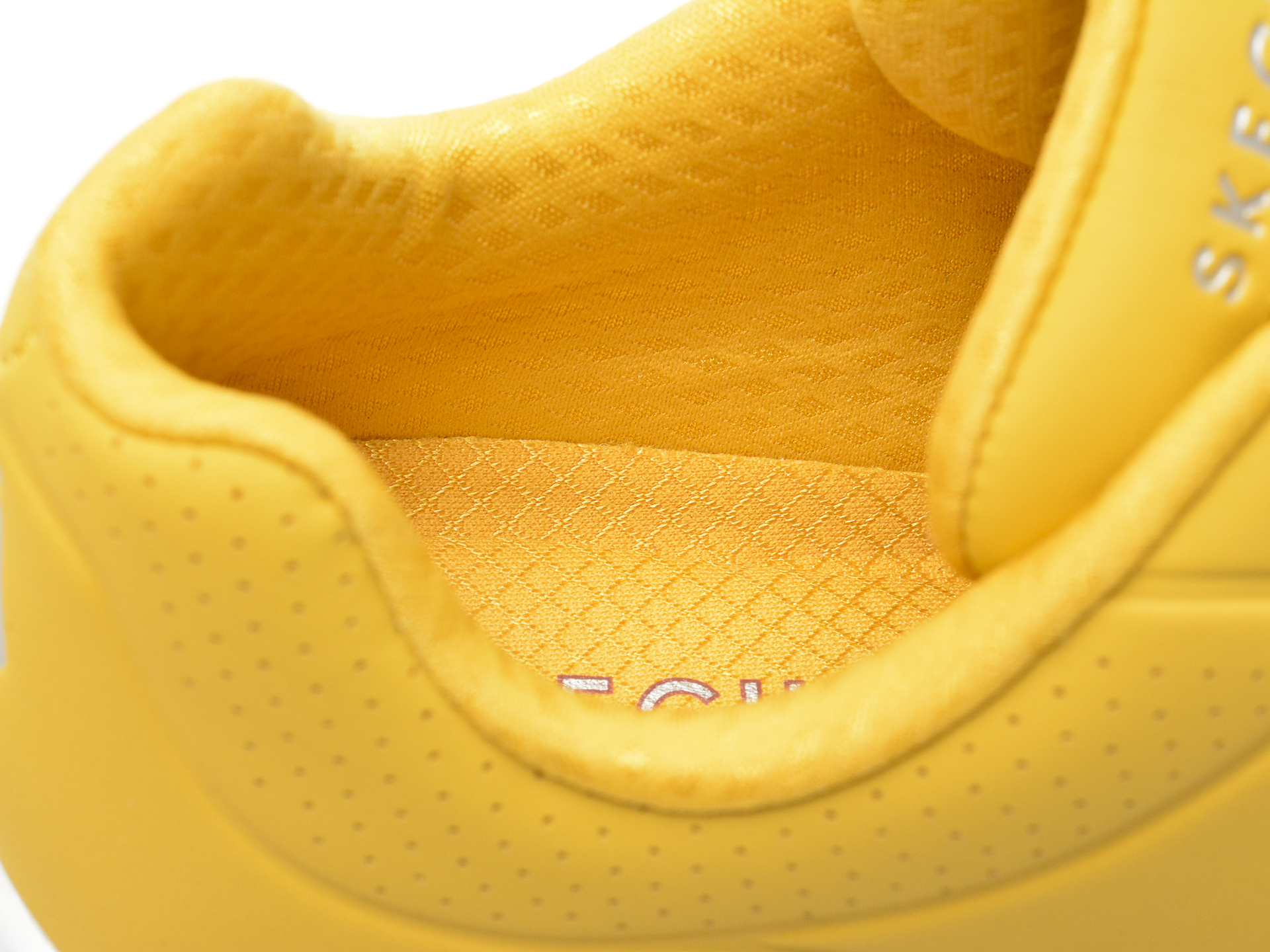 Pantofi sport SKECHERS galbeni, UNO, din piele ecologica - imagine 3