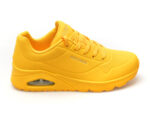 Pantofi sport SKECHERS galbeni, UNO, din piele ecologica