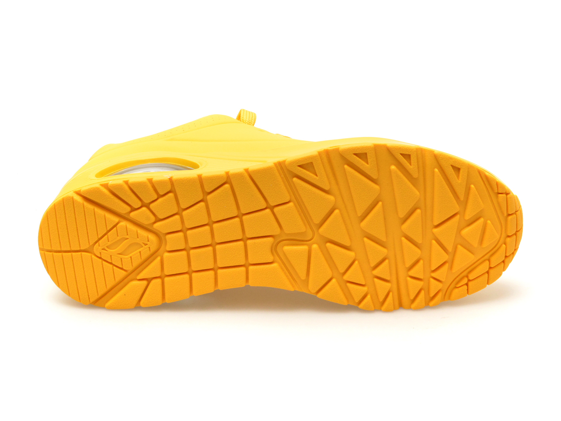 Pantofi sport SKECHERS galbeni, UNO, din piele ecologica - imagine 7
