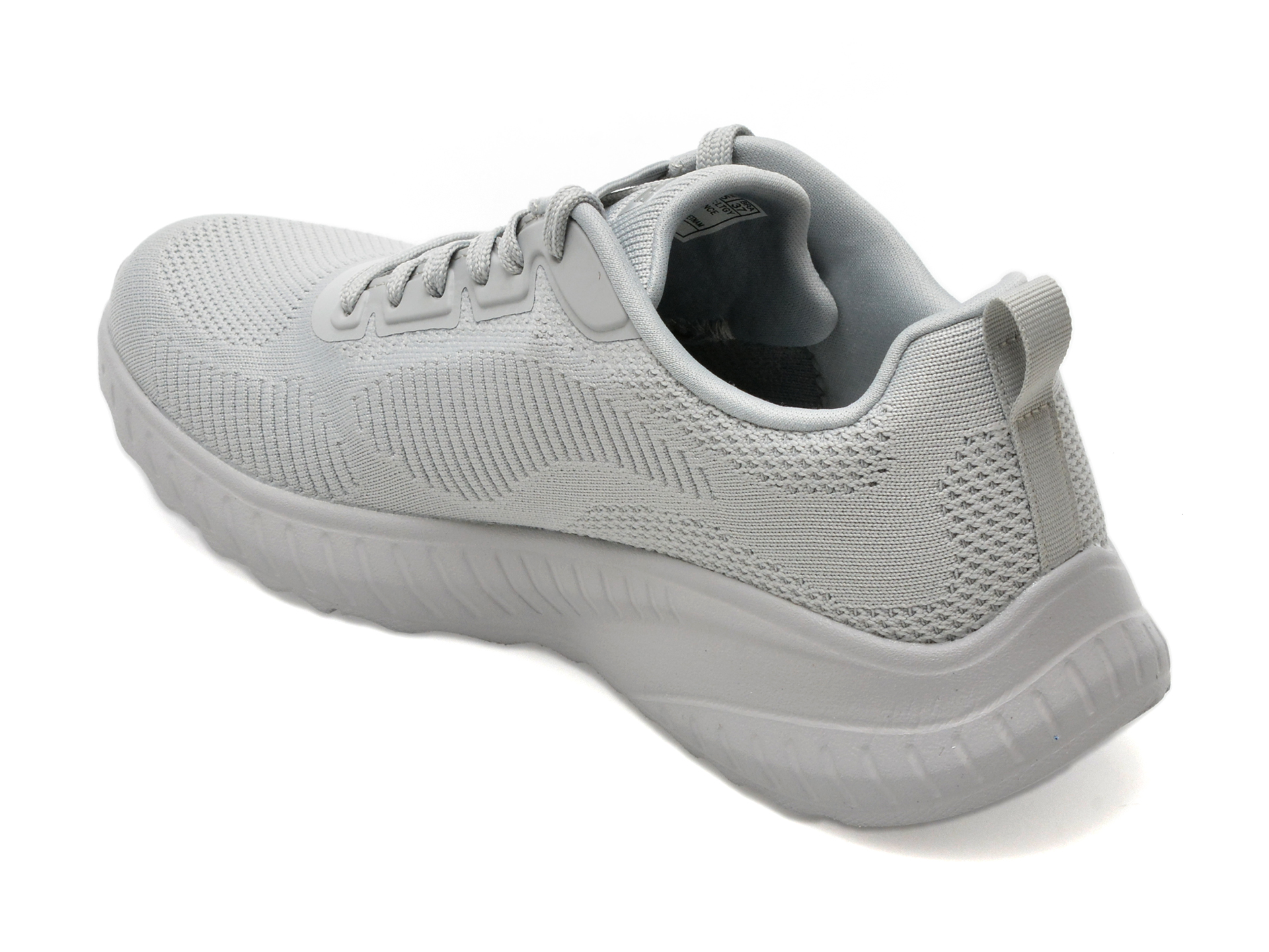 Pantofi sport SKECHERS gri, BOBS SQUAD CHAOS, din material textil - imagine 5