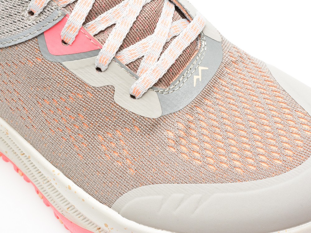 Pantofi sport SKECHERS gri, D LUX TRAIL, din material textil - imagine 2