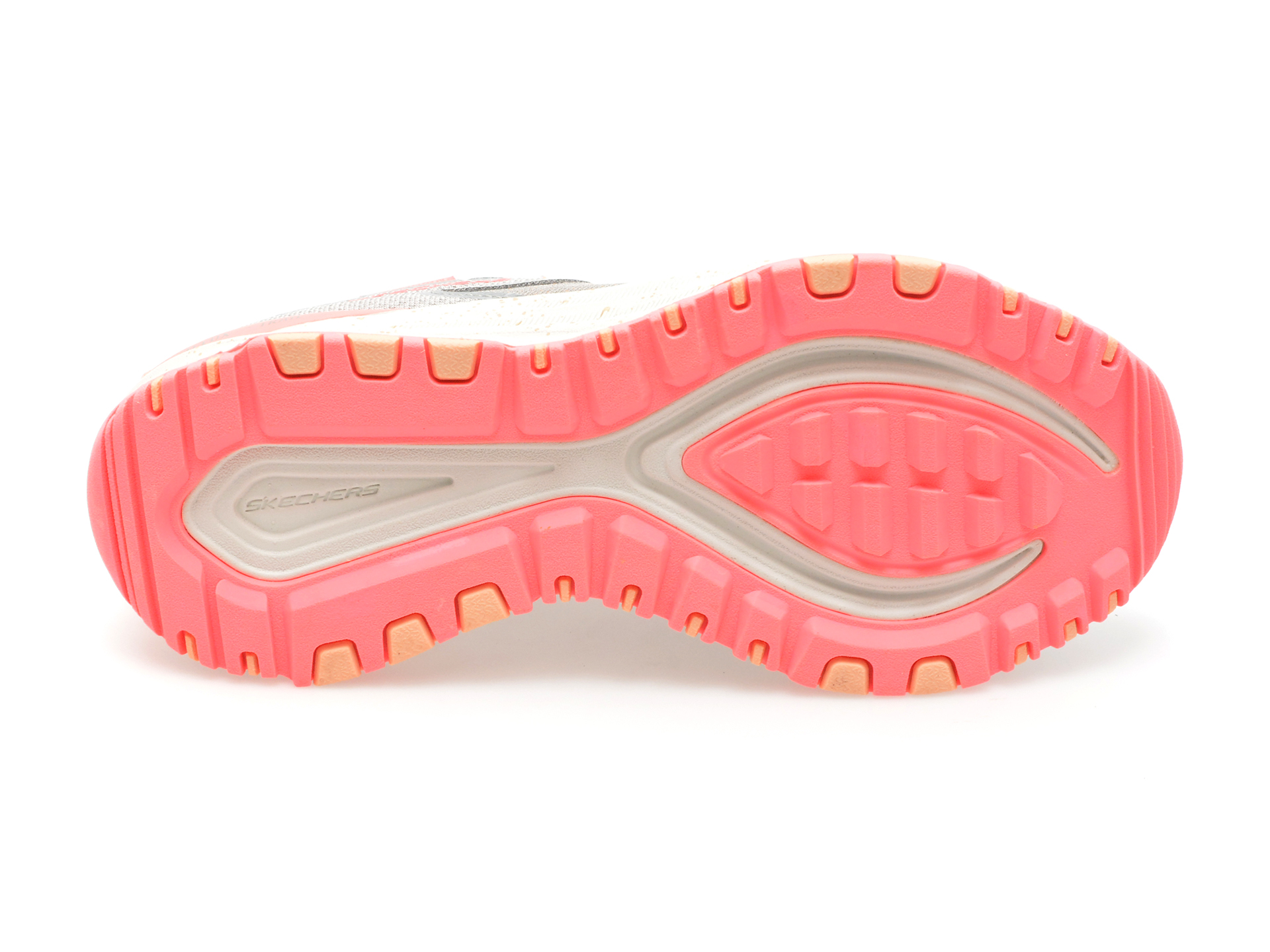 Pantofi sport SKECHERS gri, D LUX TRAIL, din material textil - imagine 7