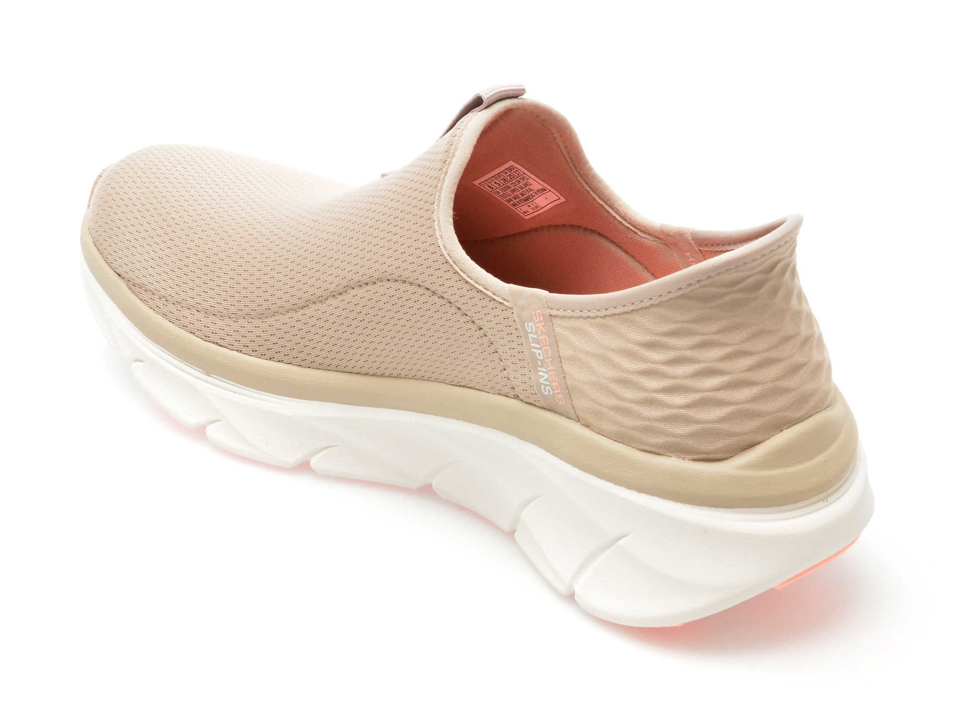 Pantofi sport SKECHERS gri, D LUX WALKER 2.0, din material textil - imagine 5