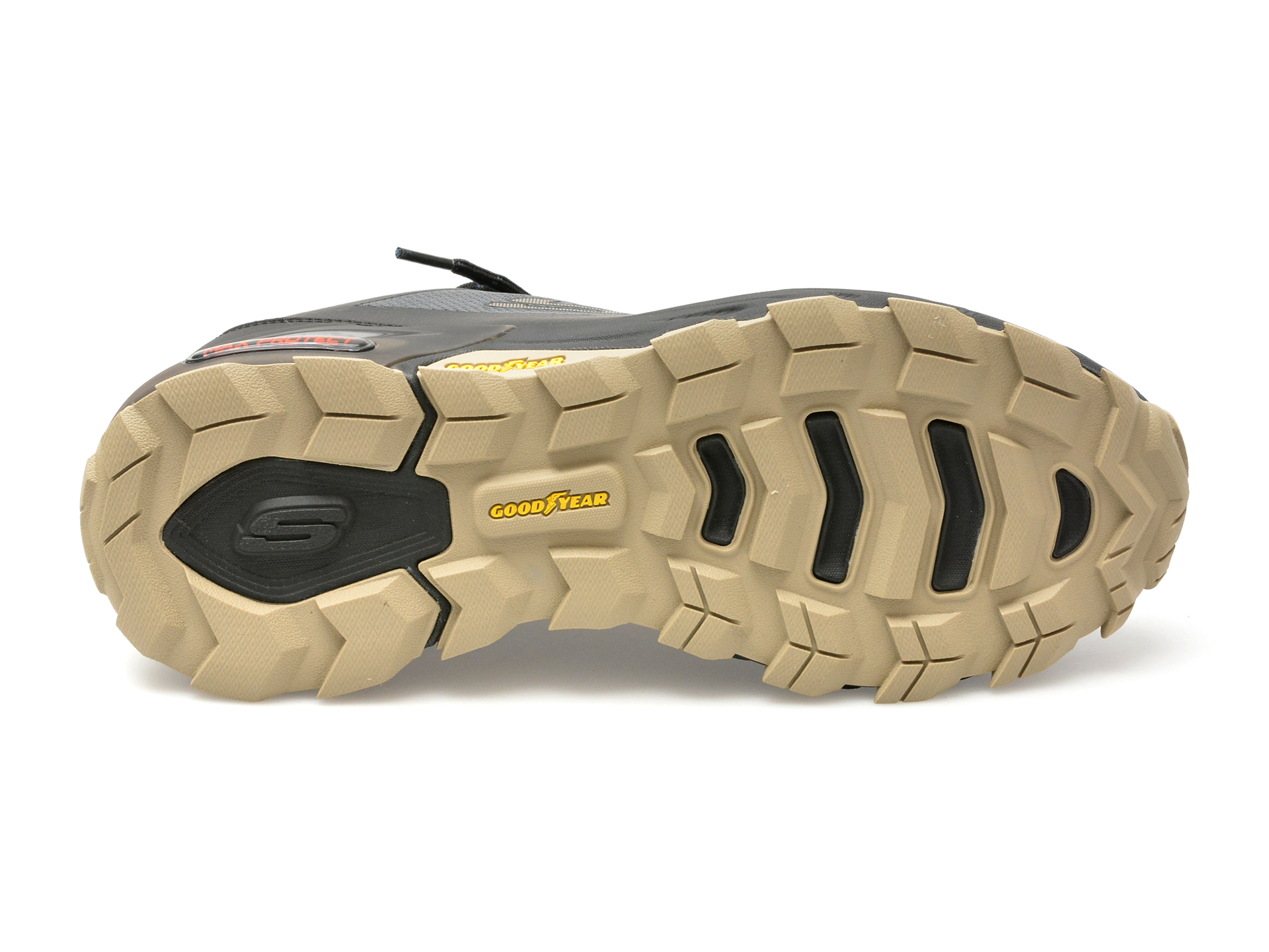 Pantofi sport SKECHERS gri, MAX PROTECT, din material textil - imagine 7