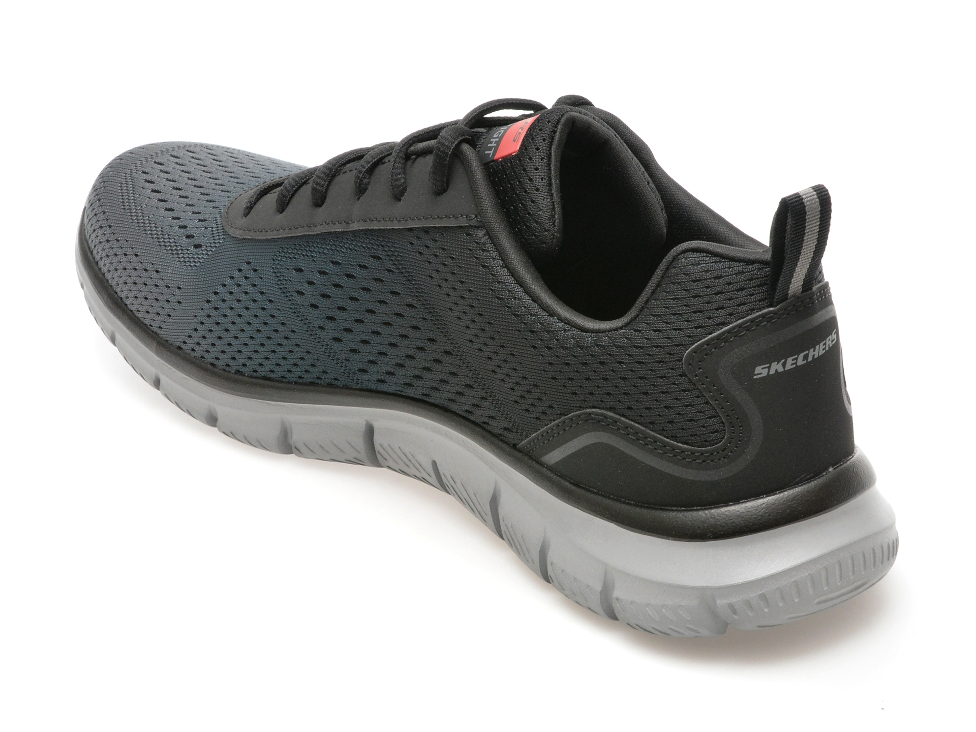 Pantofi sport SKECHERS gri, TRACK, din material textil - imagine 5