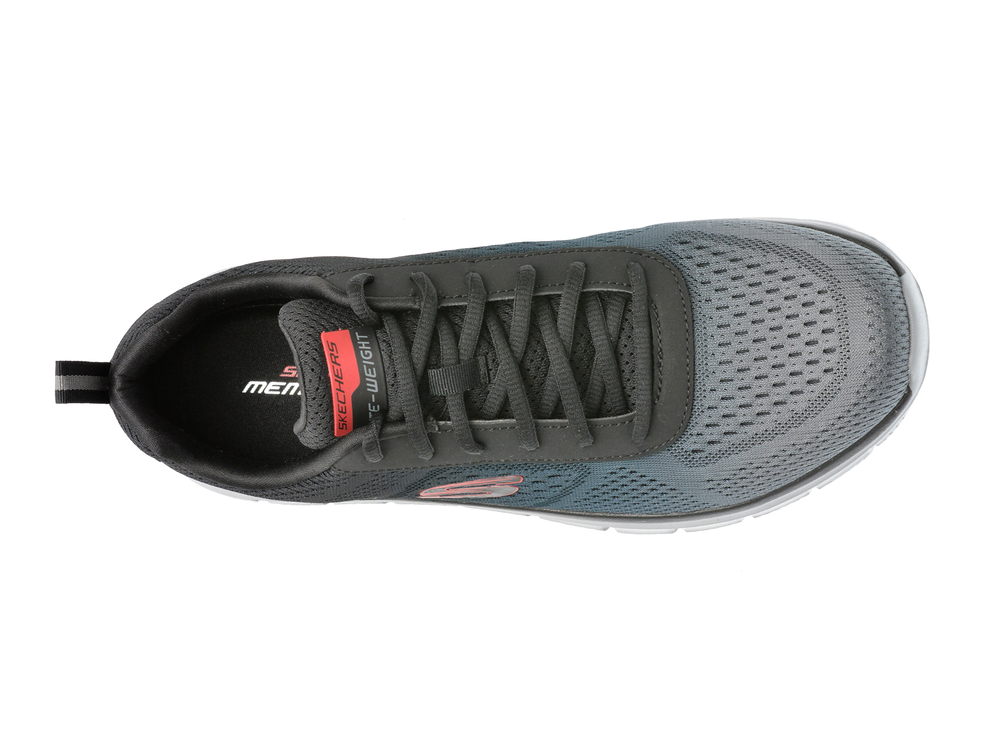 Pantofi sport SKECHERS gri, TRACK, din material textil - imagine 6