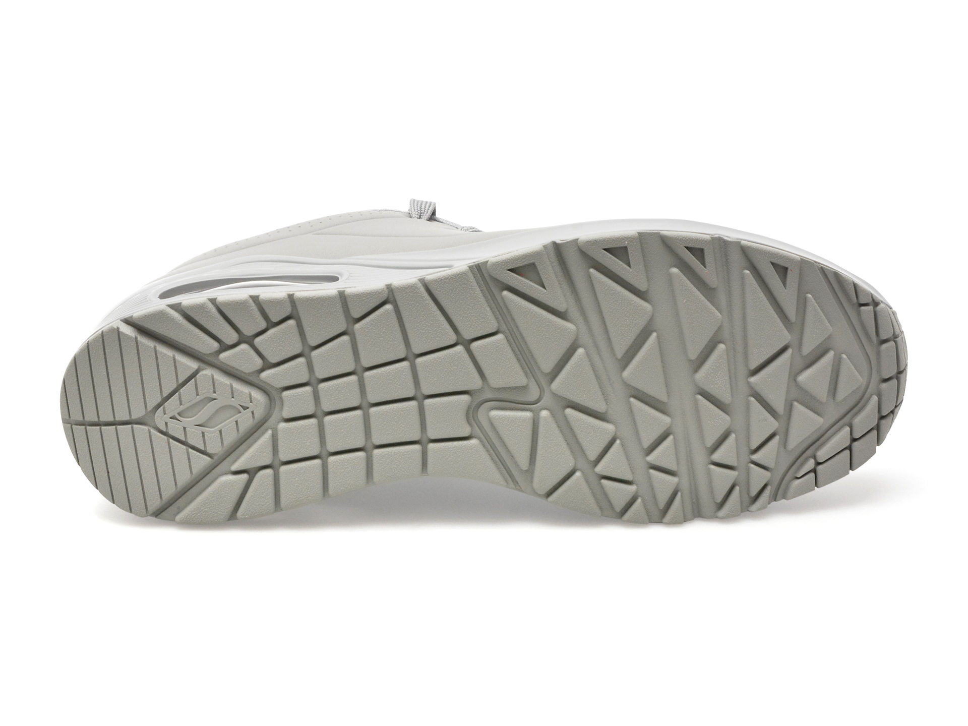 Pantofi sport SKECHERS gri, UNO, din piele ecologica - imagine 7