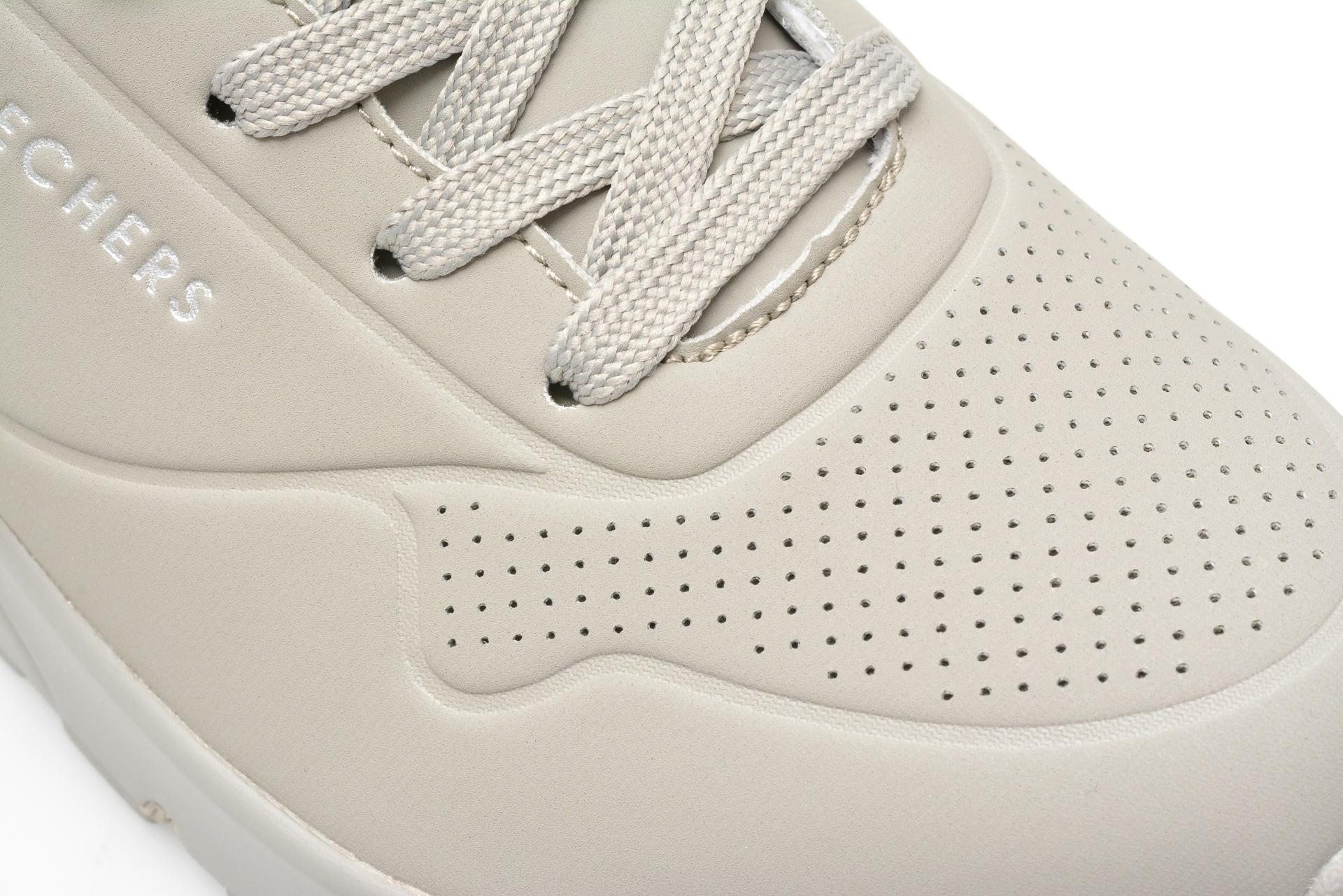 Pantofi sport SKECHERS gri, UNO, din piele ecologica - imagine 2