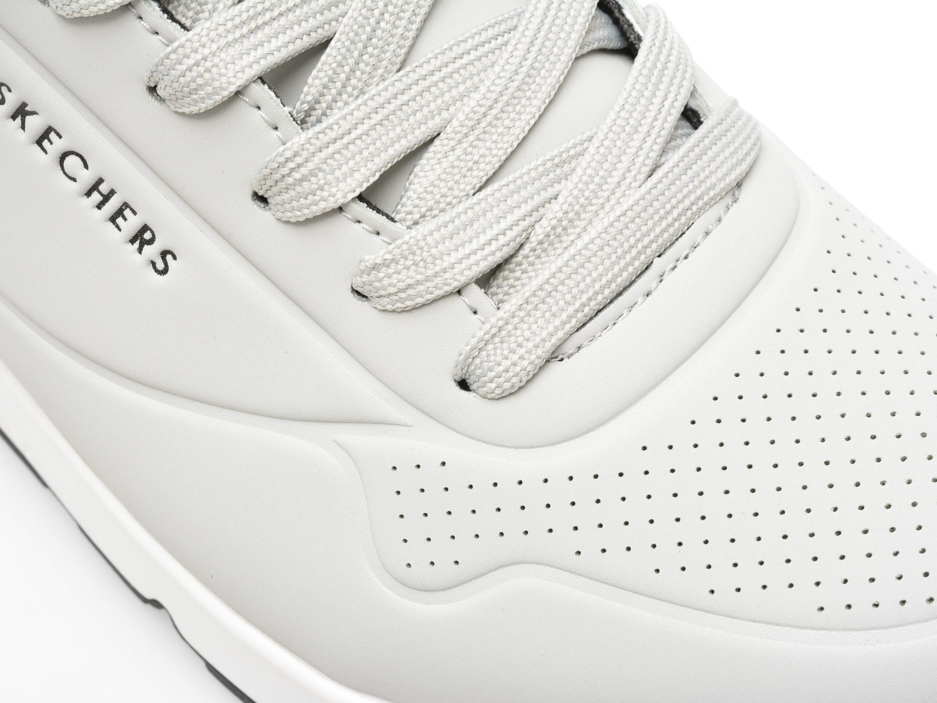 Pantofi sport SKECHERS gri, UNO, din piele ecologica - imagine 2