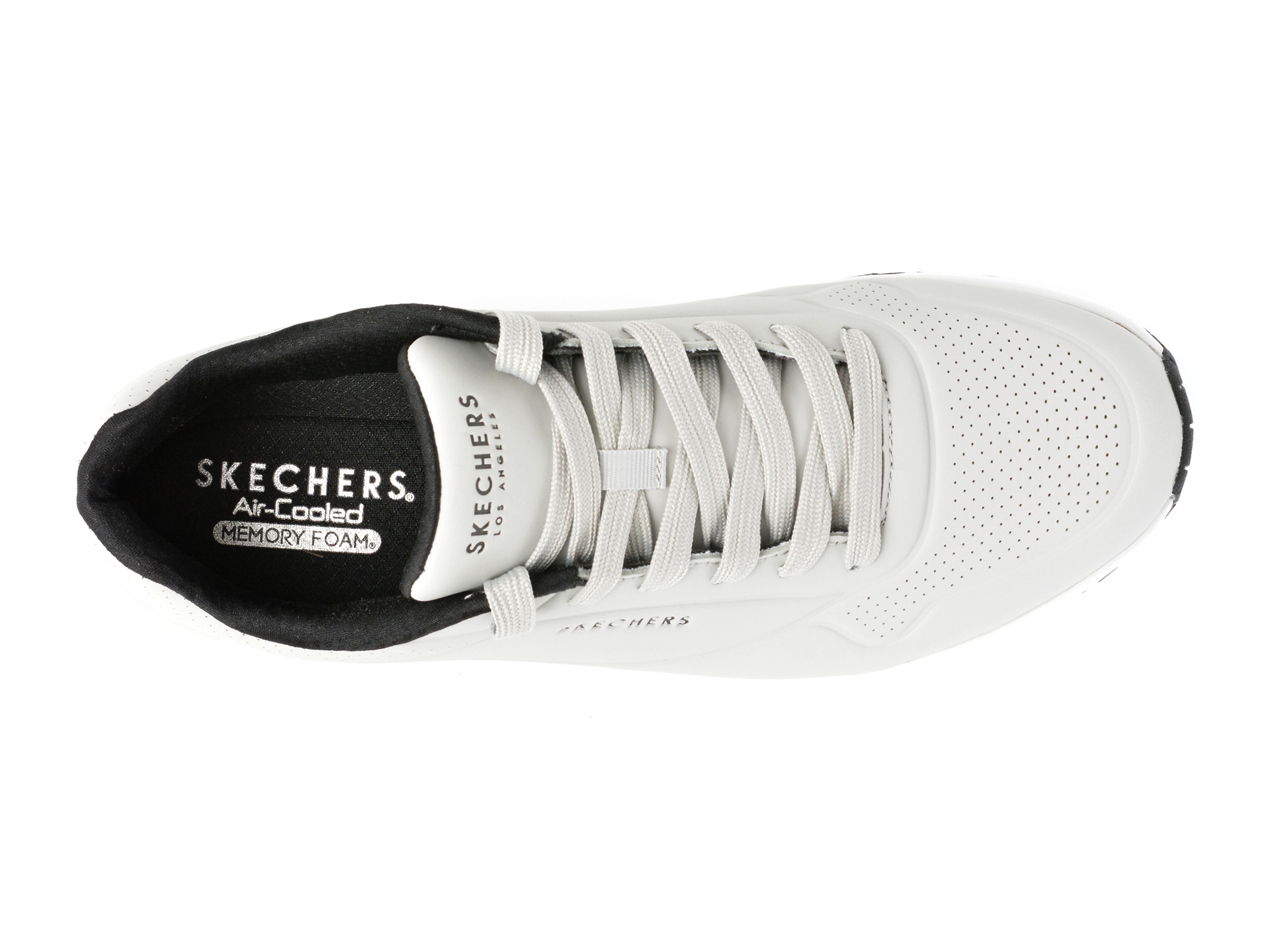 Pantofi sport SKECHERS gri, UNO, din piele ecologica - imagine 6