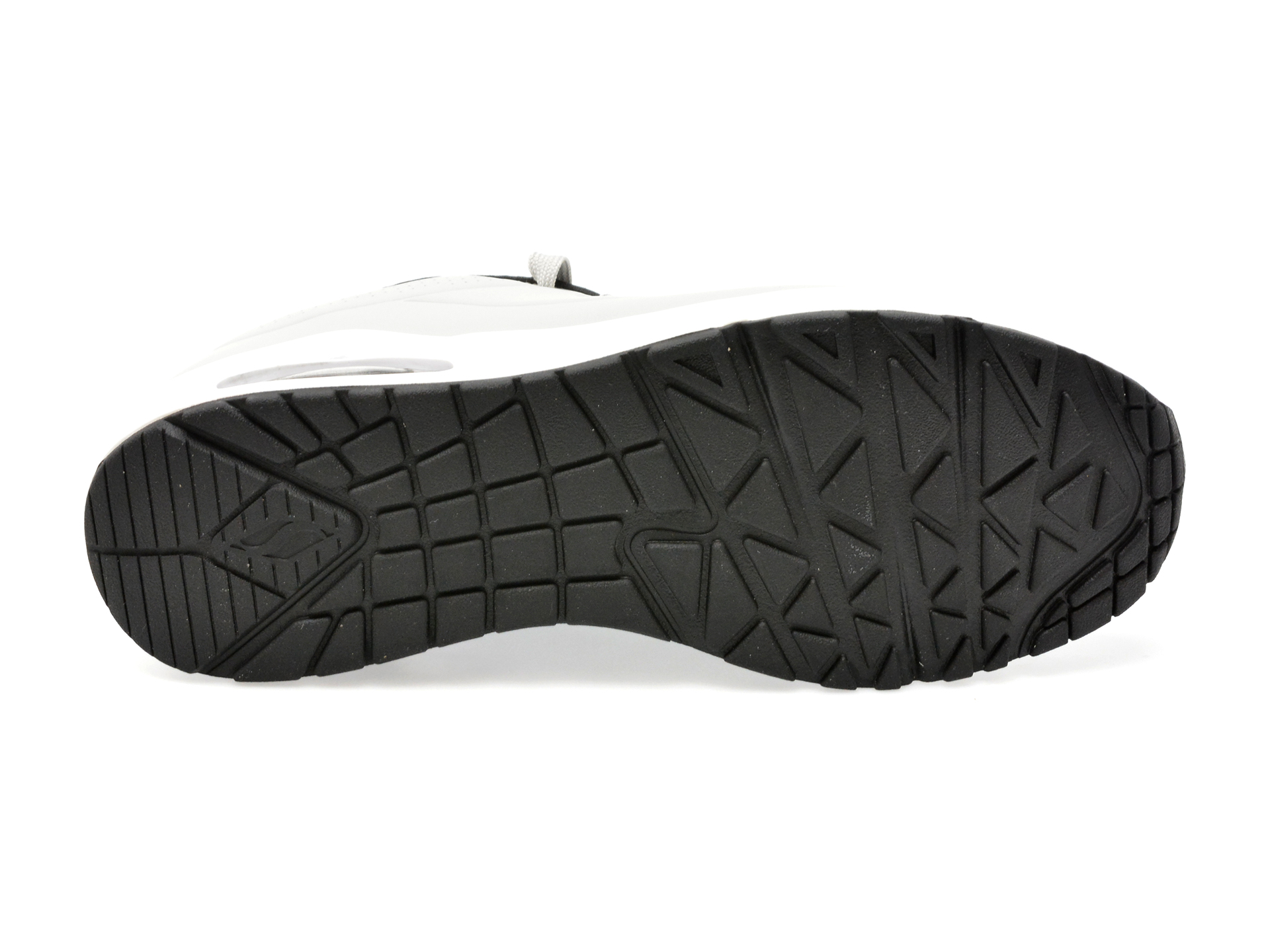 Pantofi sport SKECHERS gri, UNO, din piele ecologica - imagine 7