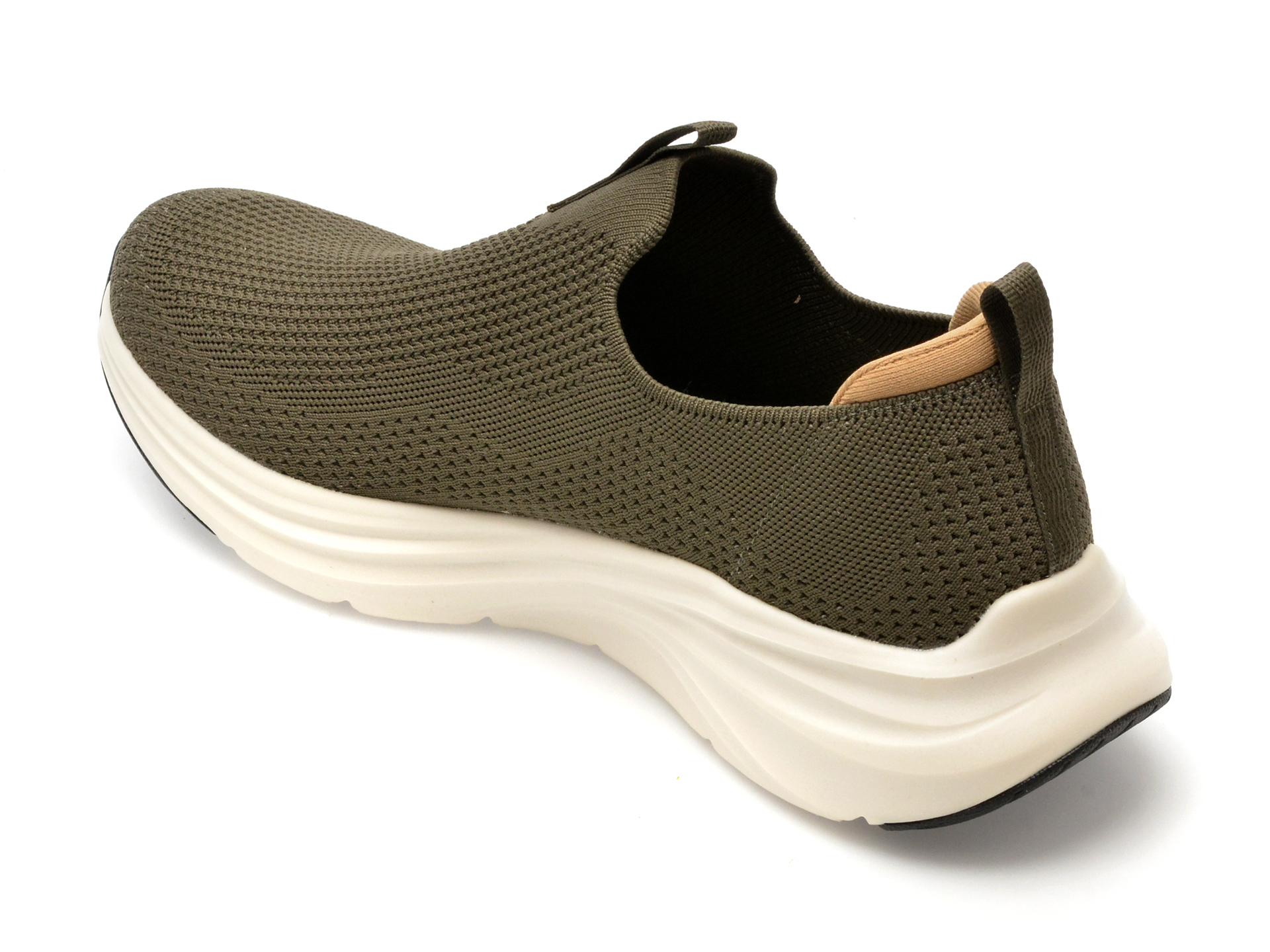 Pantofi sport SKECHERS kaki, VAPOR FOAM, din material textil - imagine 5
